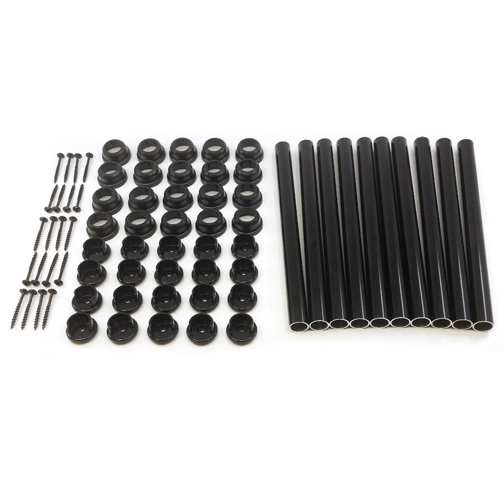 TITAN BUILDING PRODUCTS Aluminum Fence Topper Baluster 0.75-in Powder Coated White Metal Top Rail For Wood Fence