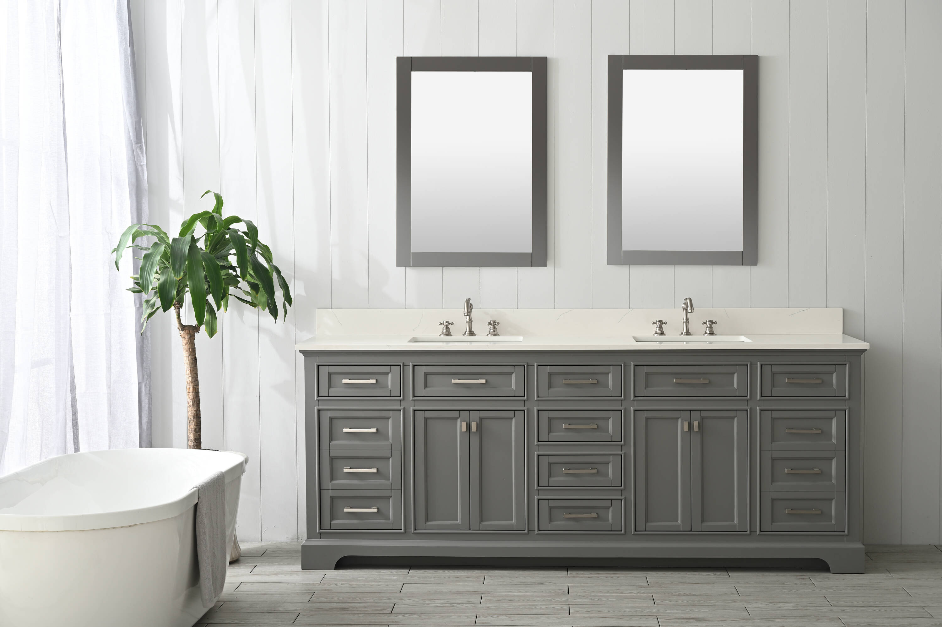 Design Element ML-84-GY Bath-Vanity-Combo - View #2