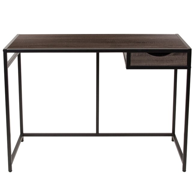Flash Furniture Homewood 42-in Brown Modern/Contemporary Computer Desk ...