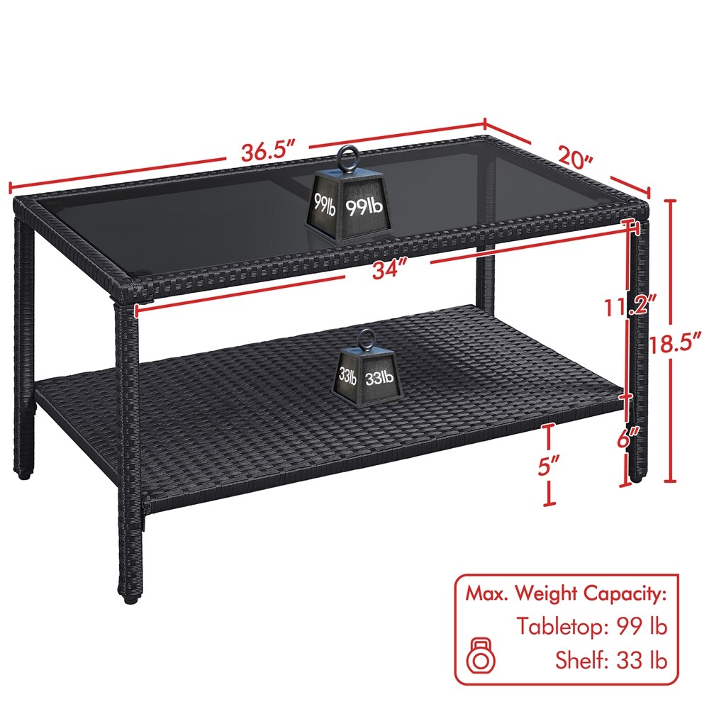 Yaheetech LS4IN00001 Patio-Tables - View #2