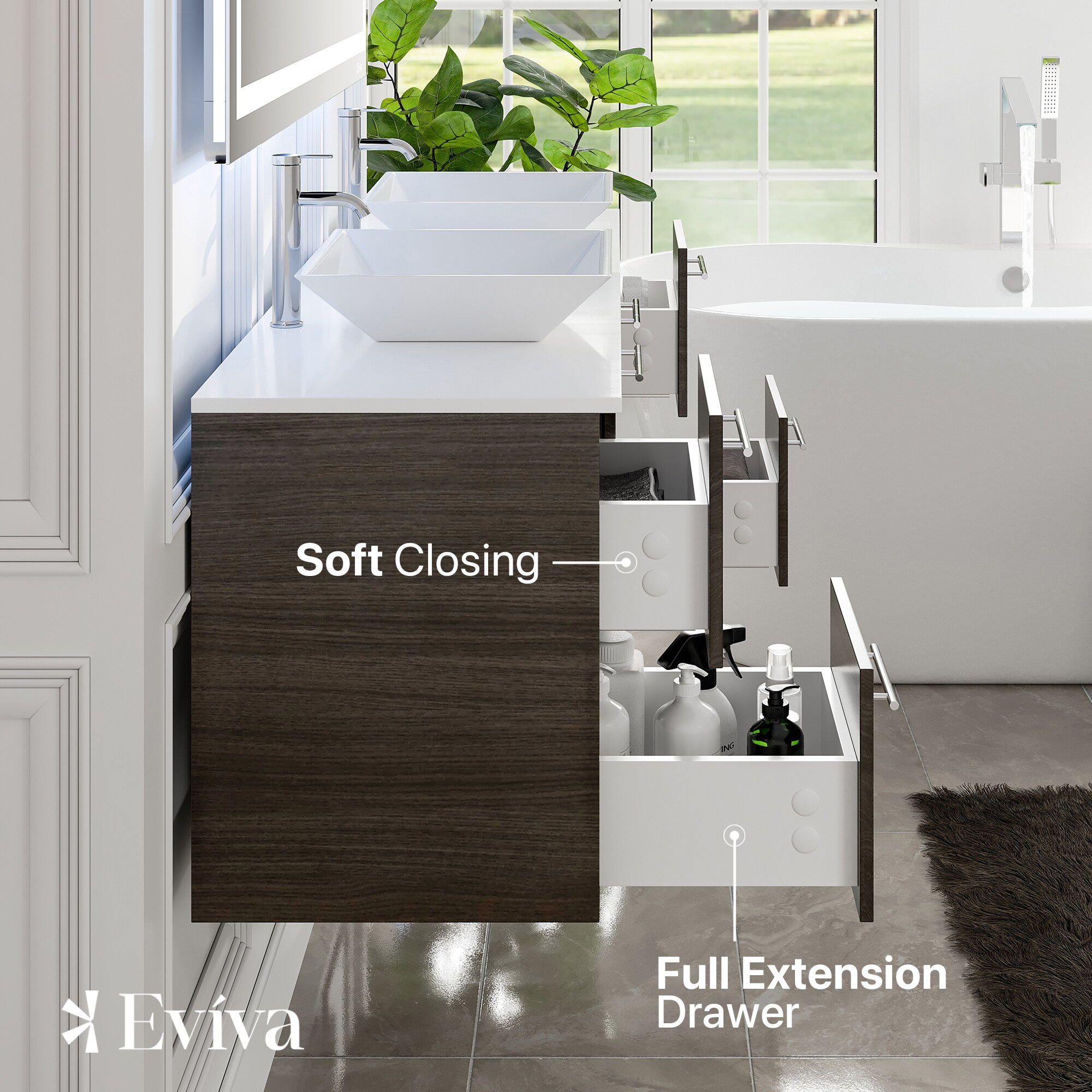 Eviva EVVN400-60GOK Bath-Vanity-Combo - View #8