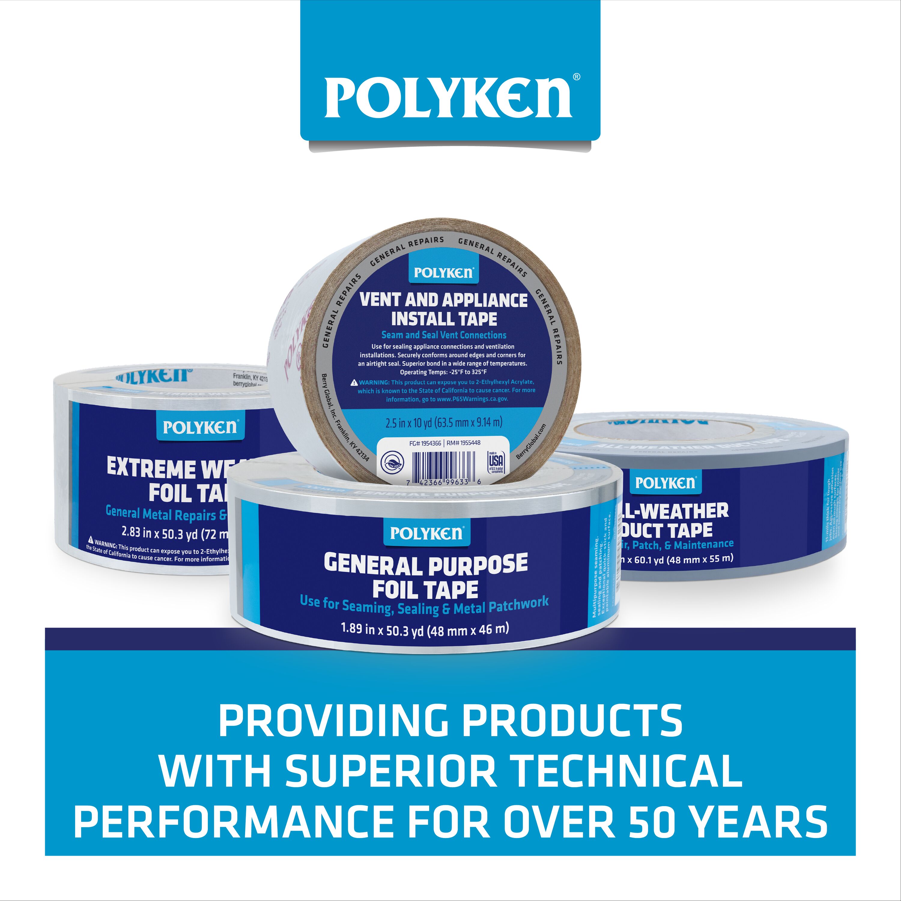 POLYKEN 1954366 Hvac-Tape - View #10