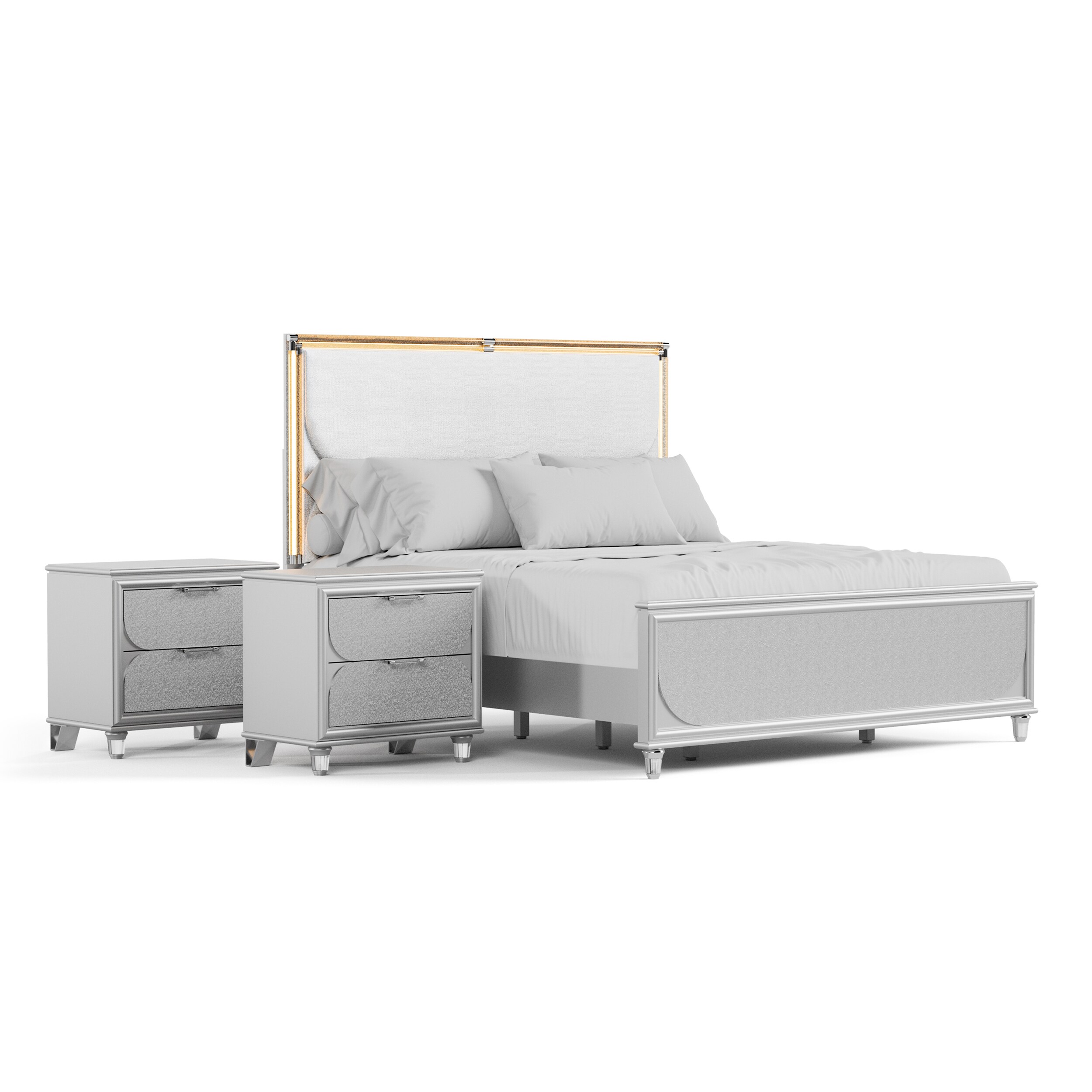 Furniture of America IDF72080SVEK2NS Bedroom-Sets - View #2