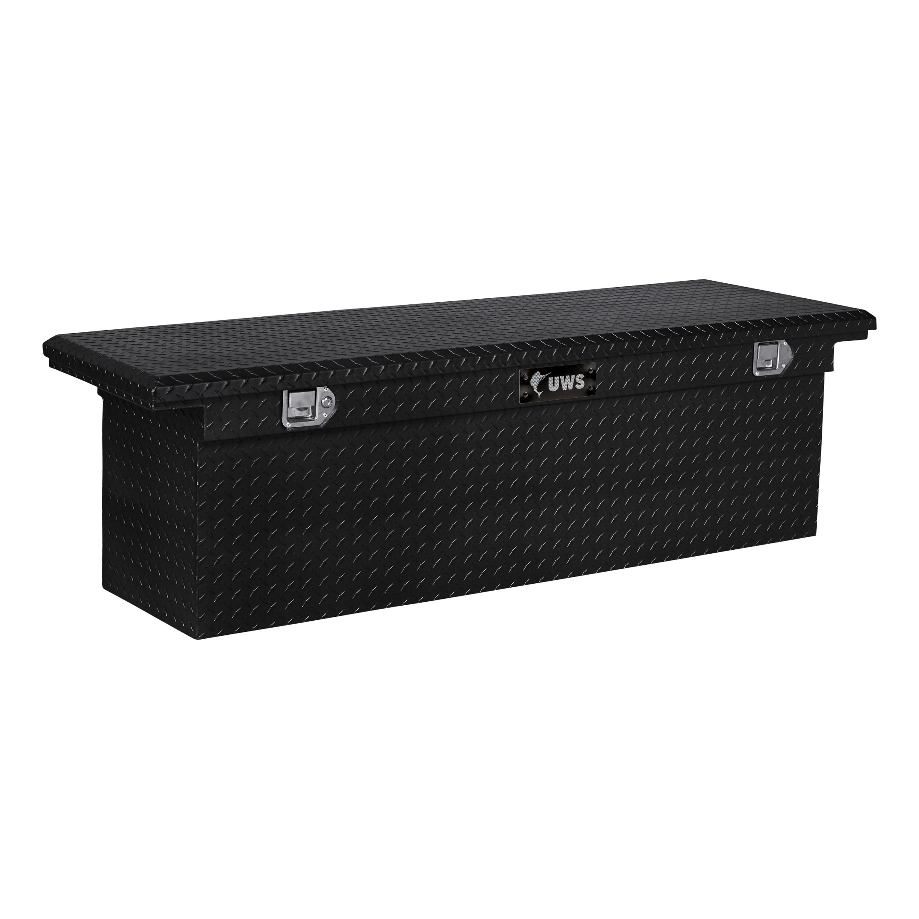 UWS 69.875-in x 20-in x 17.625-in Gloss Black Aluminum Crossover Truck Tool Box EC10802 Sansujyuku sansujyuku.com