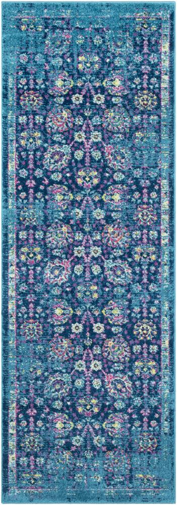 Surya RIO2308-2776 Rio 2 X 8 (ft) Aqua Medallion Oriental Runner