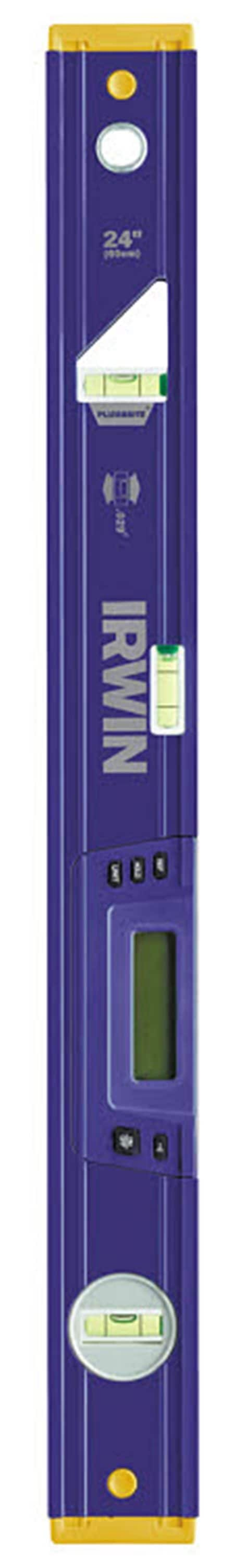 IRWIN Aluminum 24-in 3 Vial Box Beam Level at Lowes.com