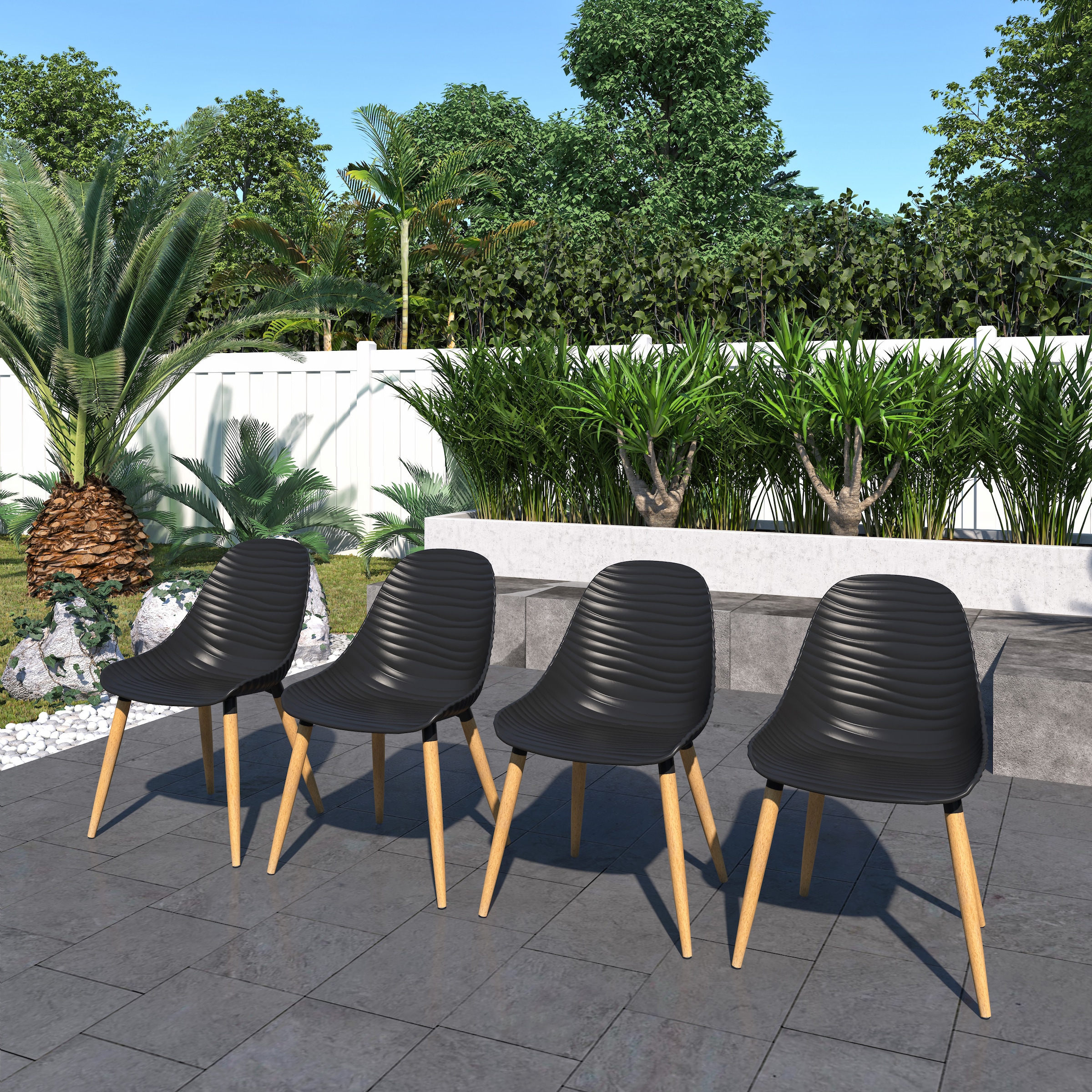 Amazonia PORTBK6STRMSDBK Patio-Dining-Sets - View #7