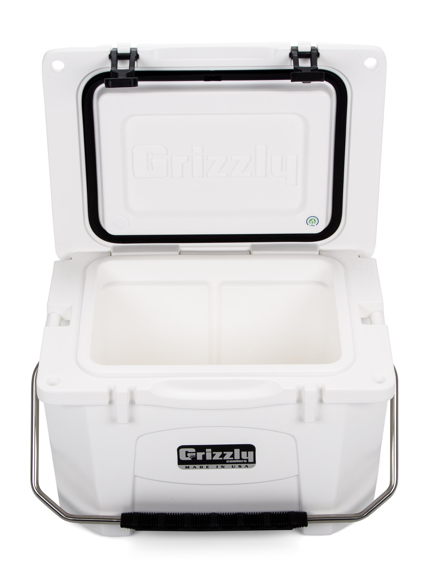 Grizzly 20-Quart Rotomolded Cooler - White