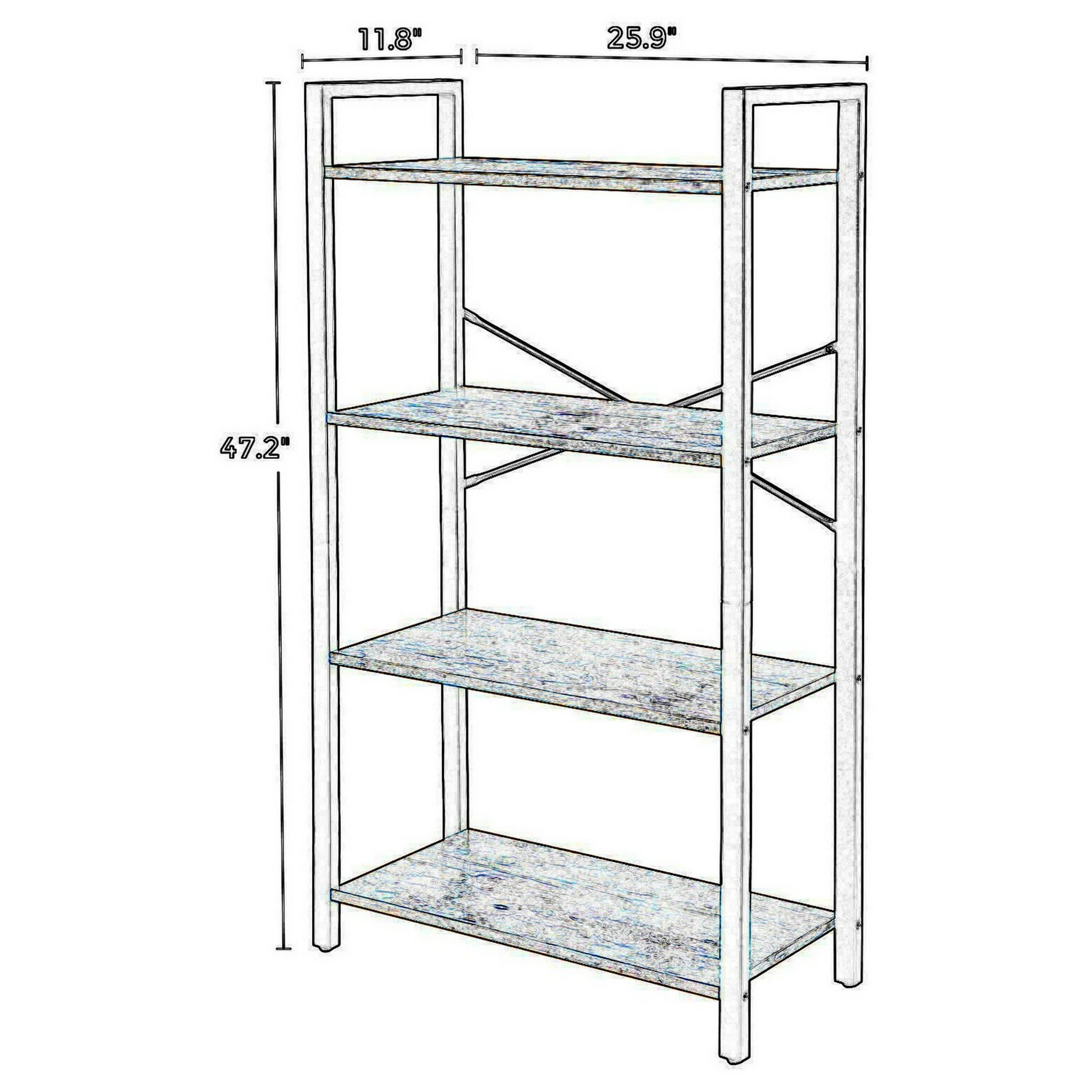 Benzara BM217079 bookcases - View #7