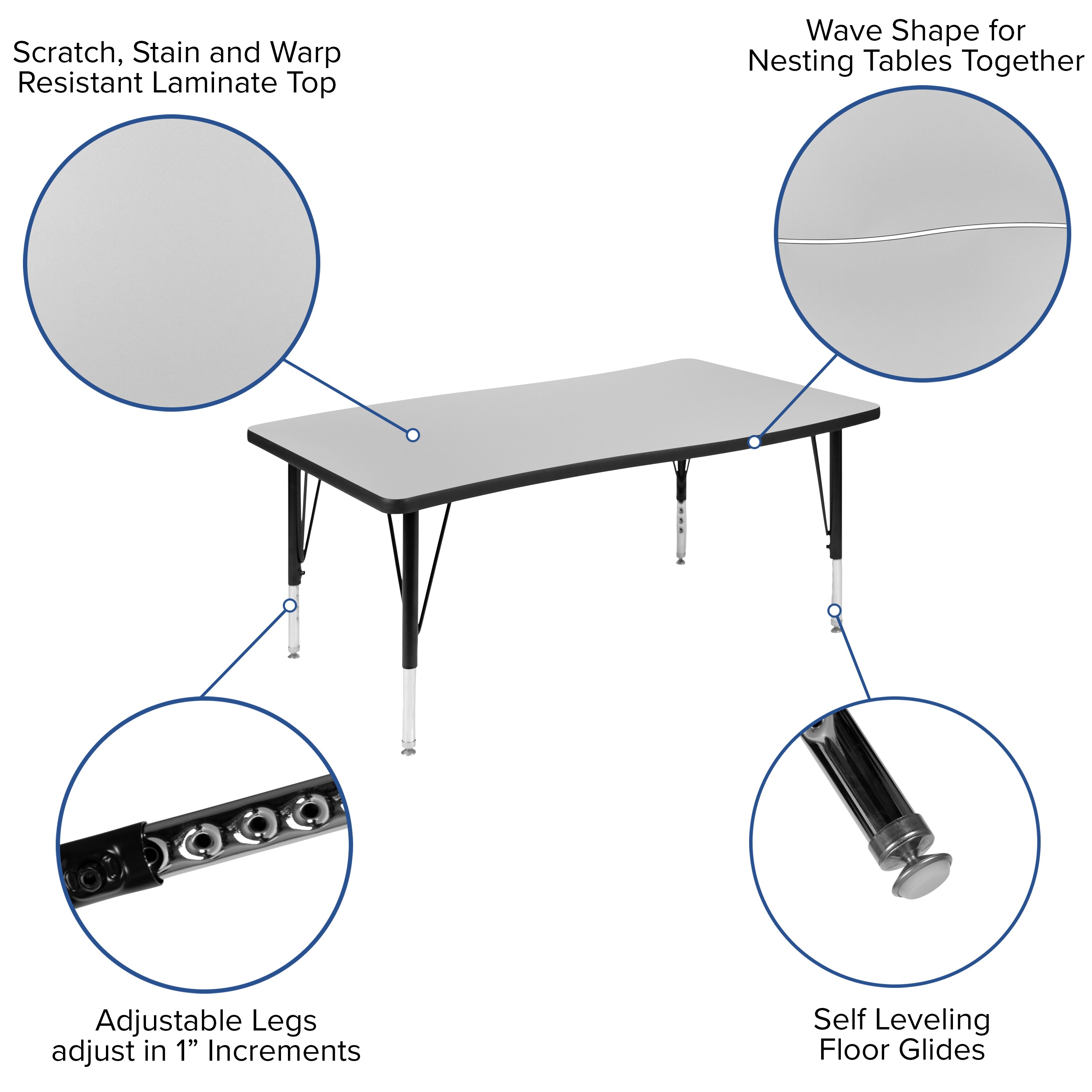 Flash Furniture 889142515517 Kids-Play-Tables - View #4