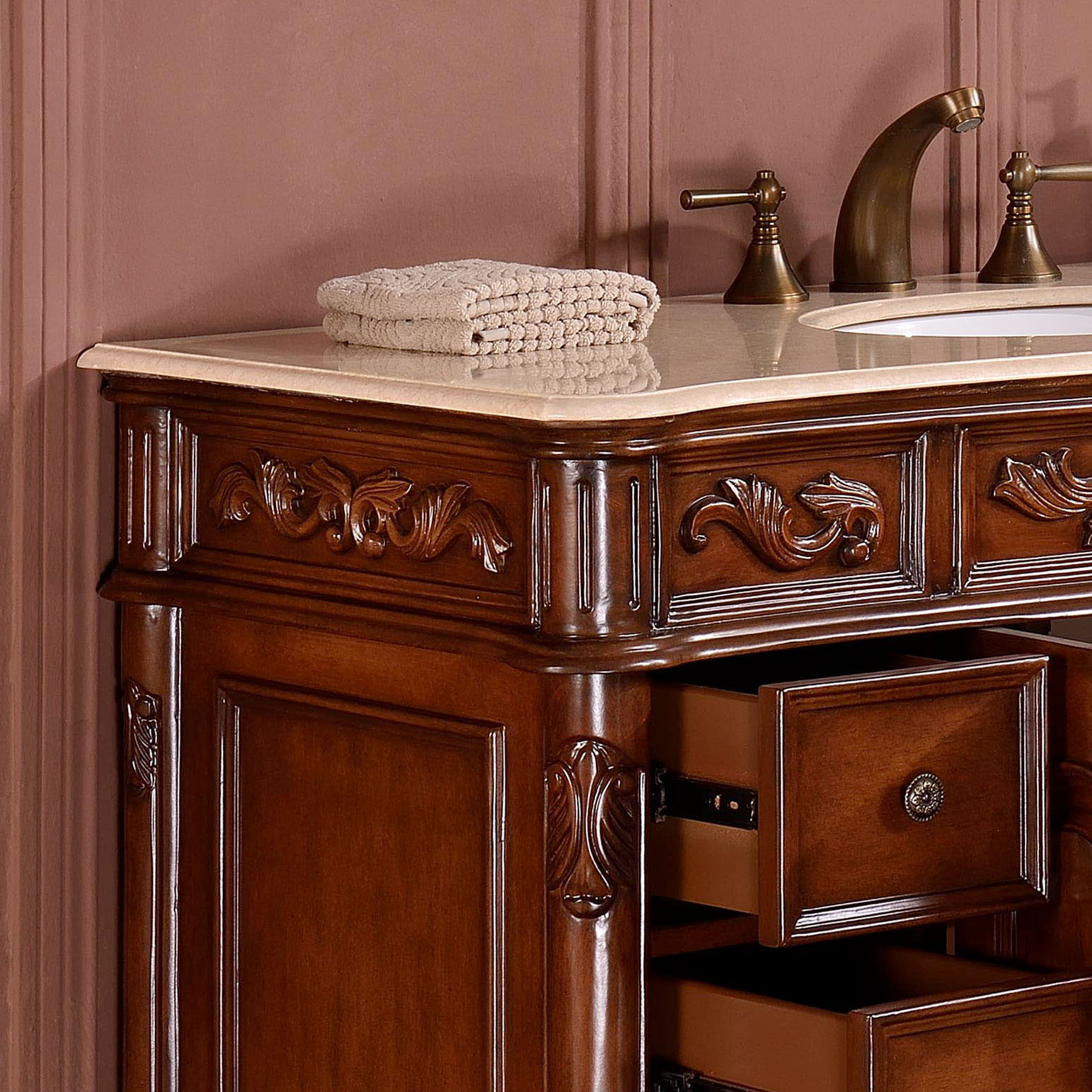 Silkroad Exclusive ZY-0250-CM-UWC-48 Bath-Vanity-Combo - View #10