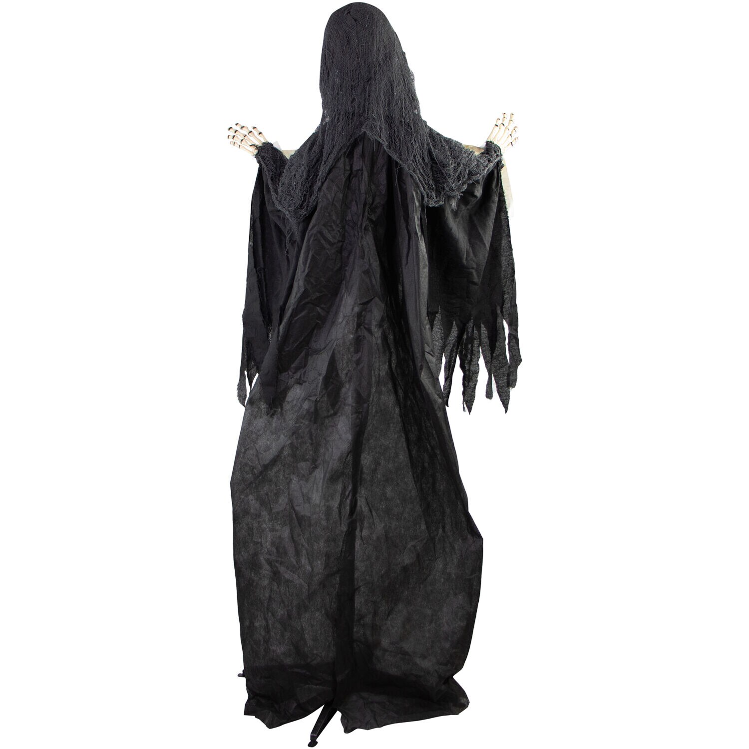 Haunted Hill Farm 67-in Lighted Animatronic Reaper Free Standing ...