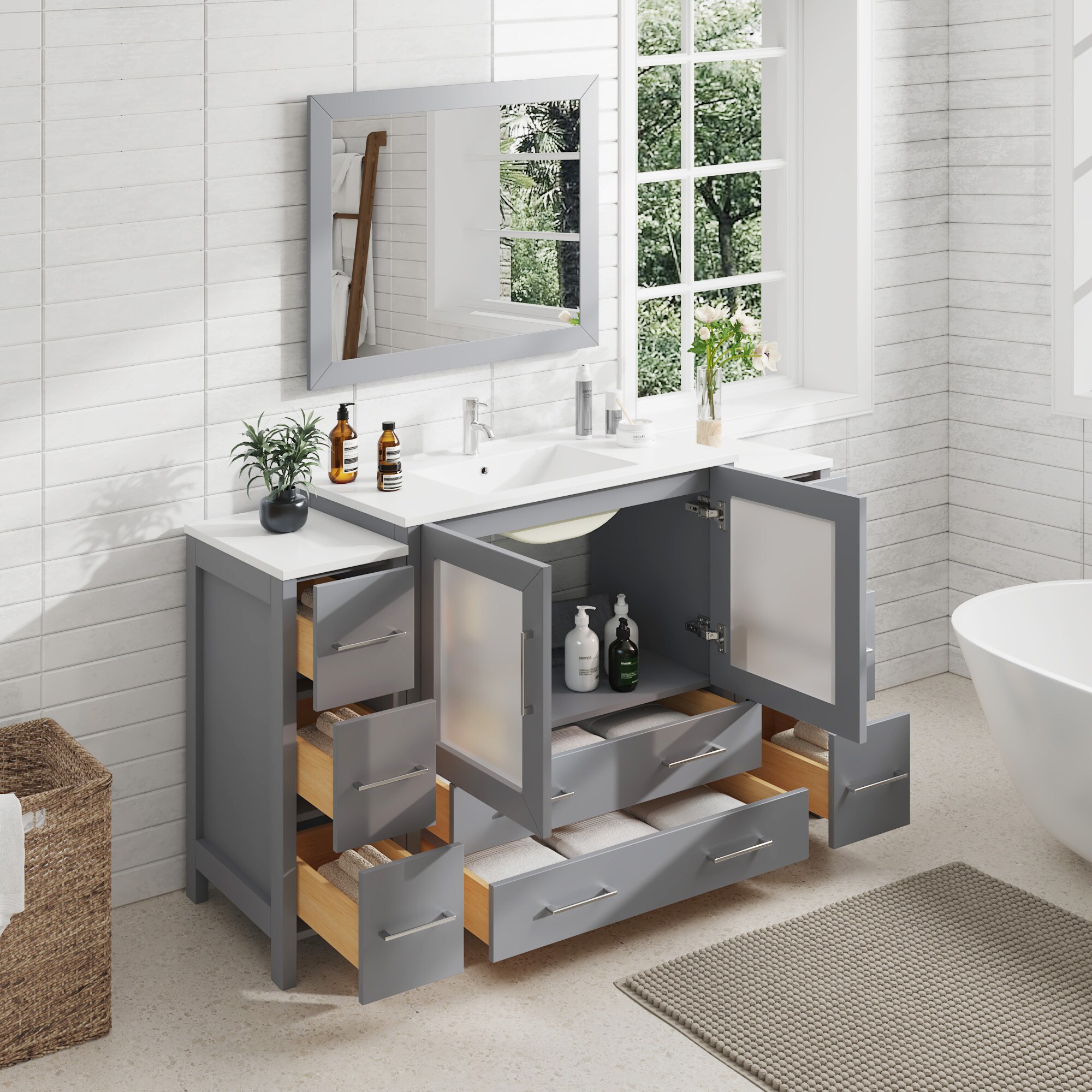 Vanity Art VA3036-60G Bath-Vanity-Combo - View #3