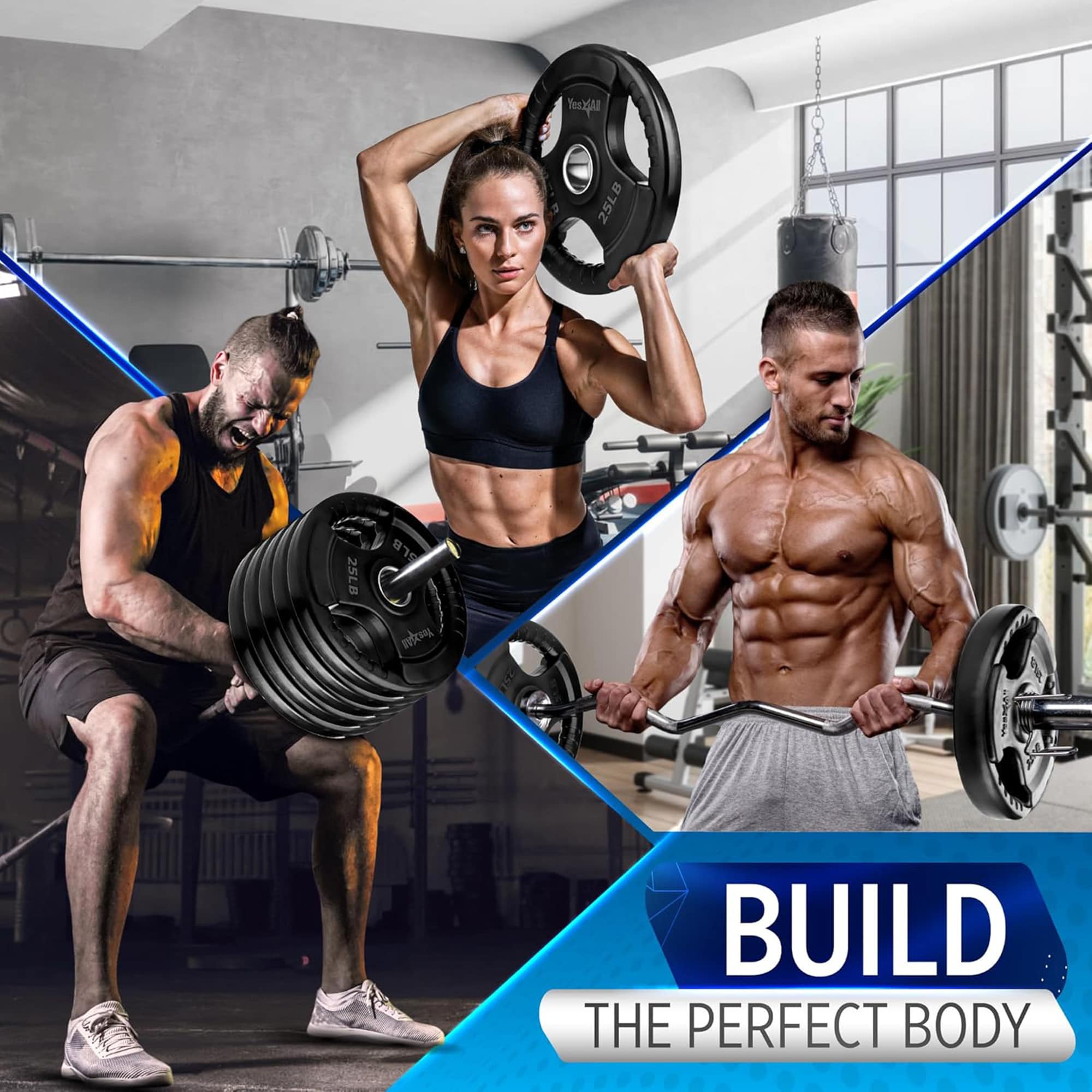 Yes4All OAKV Barbells-Weight-Bars-Plates - View #5