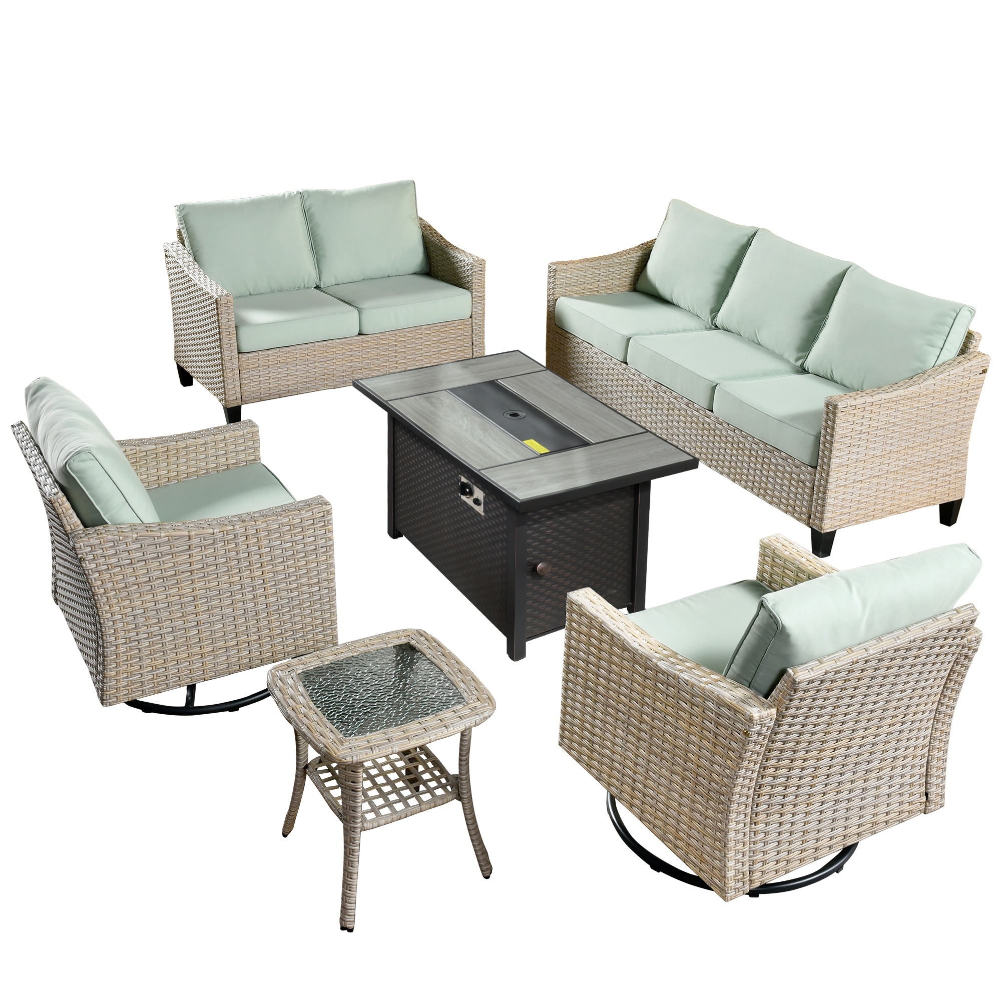 weaxty HMBCFP03-YZLDAR906 Patio-Conversation-Sets - View #9