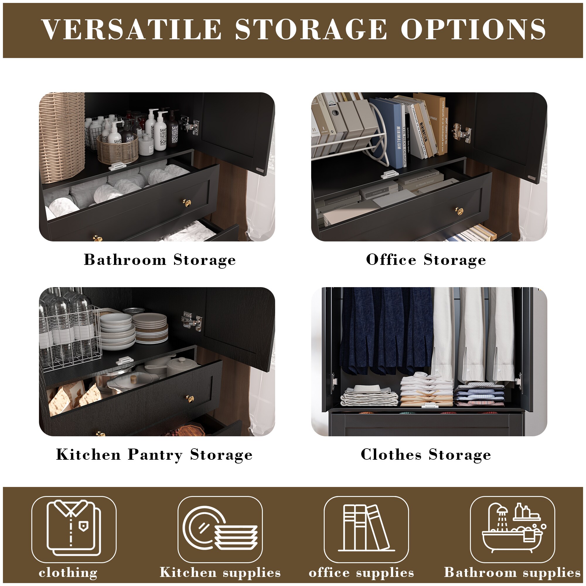 FurniFusion SF-R-YG-BK Utility-Storage-Cabinets - View #8