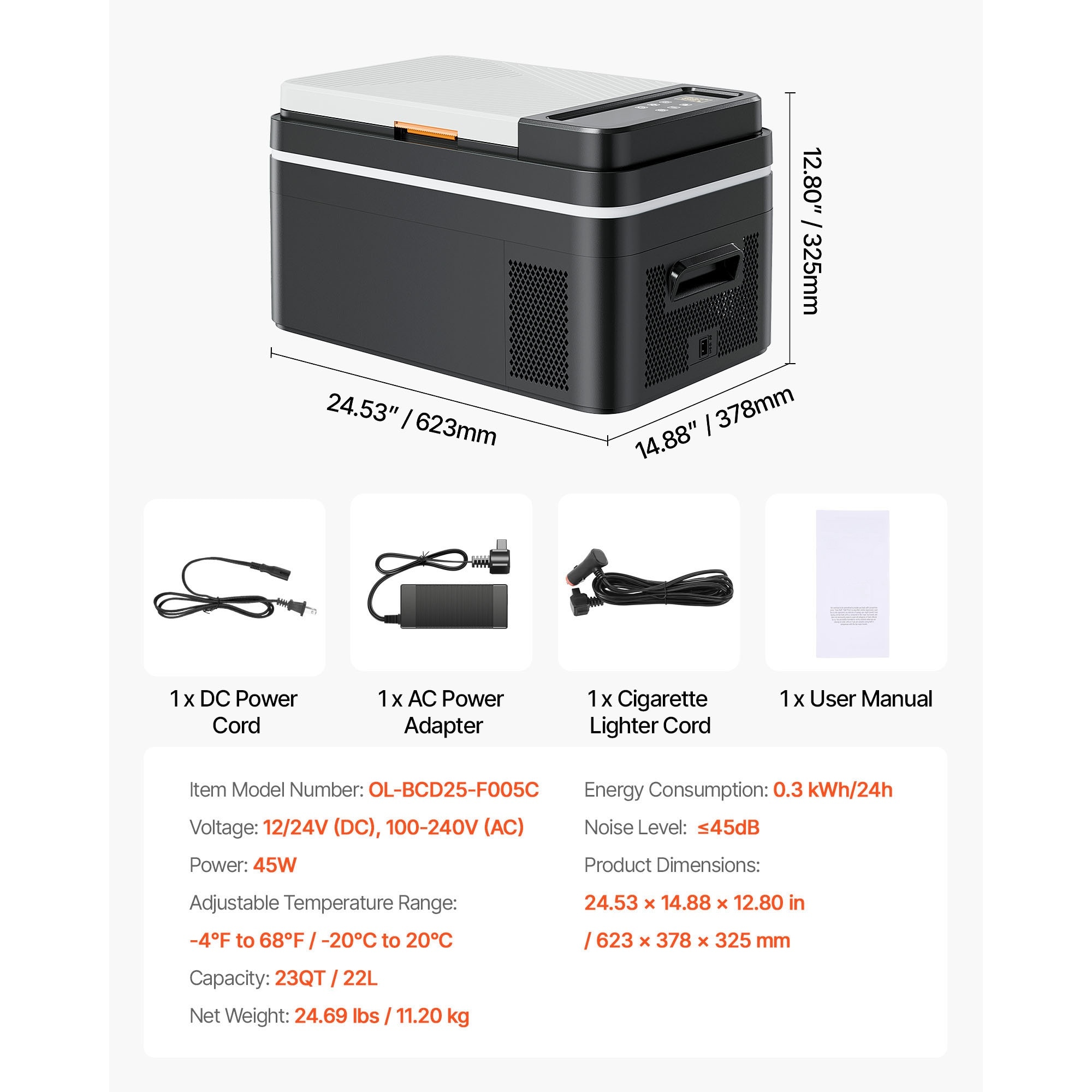 Vorene J-AMR5TNJLCQVE Portable-Coolers - View #7