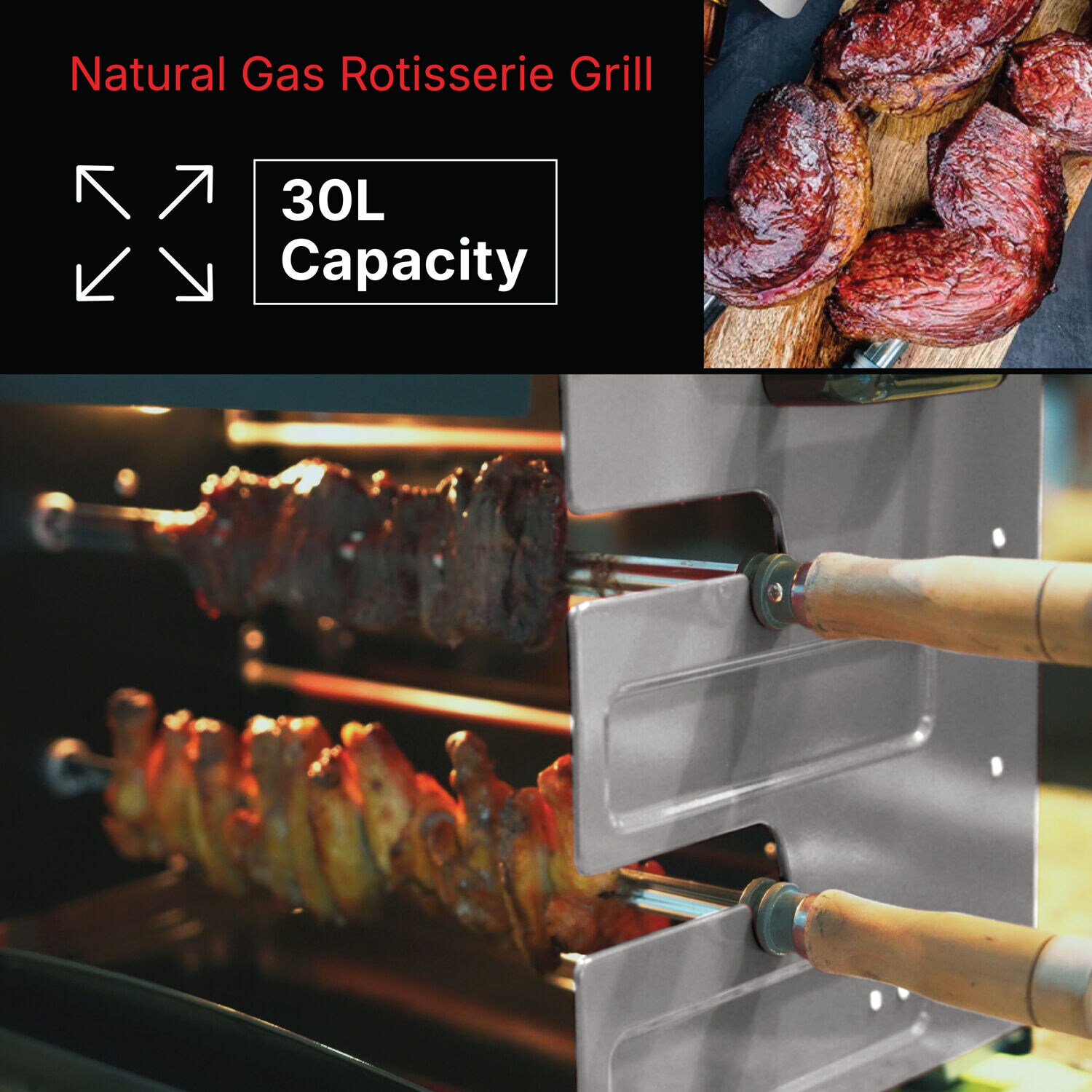 Brazilian Flame BG-05LXK-SILVER Tabletop-Grills - Thumbnail View #4