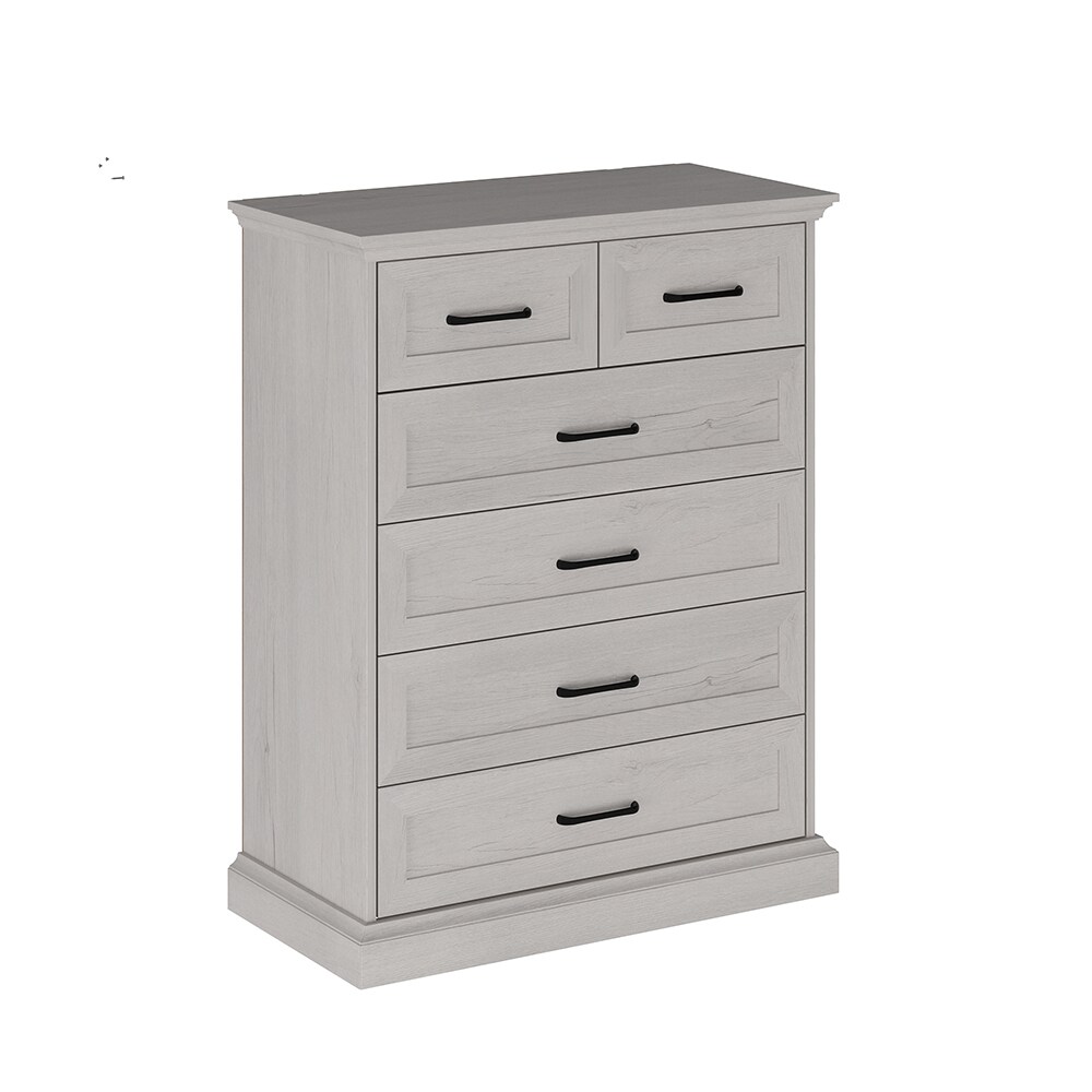  V-KF260149-01 Elegan Cabinet Chest Dresser with 2 Small and 4 Large Drawers