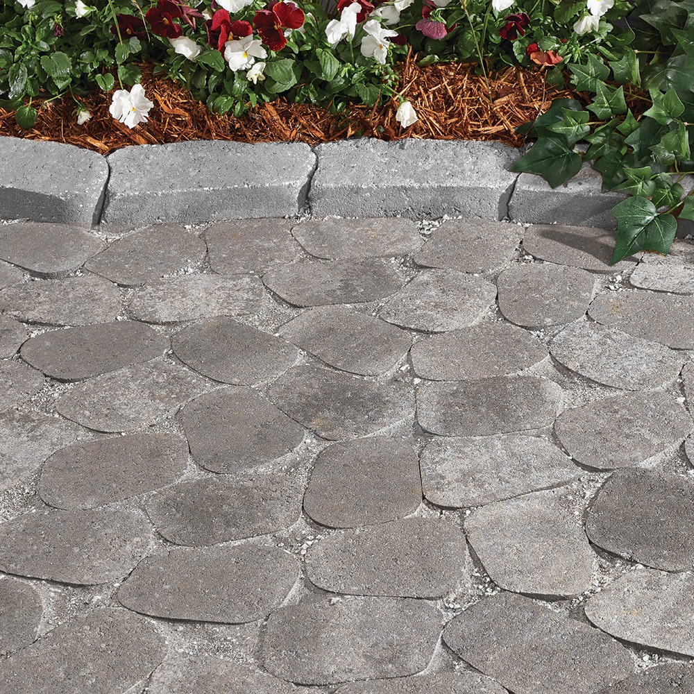 Shop Pavestone Irregular Graphite Concrete Paver Project at Lowes.com