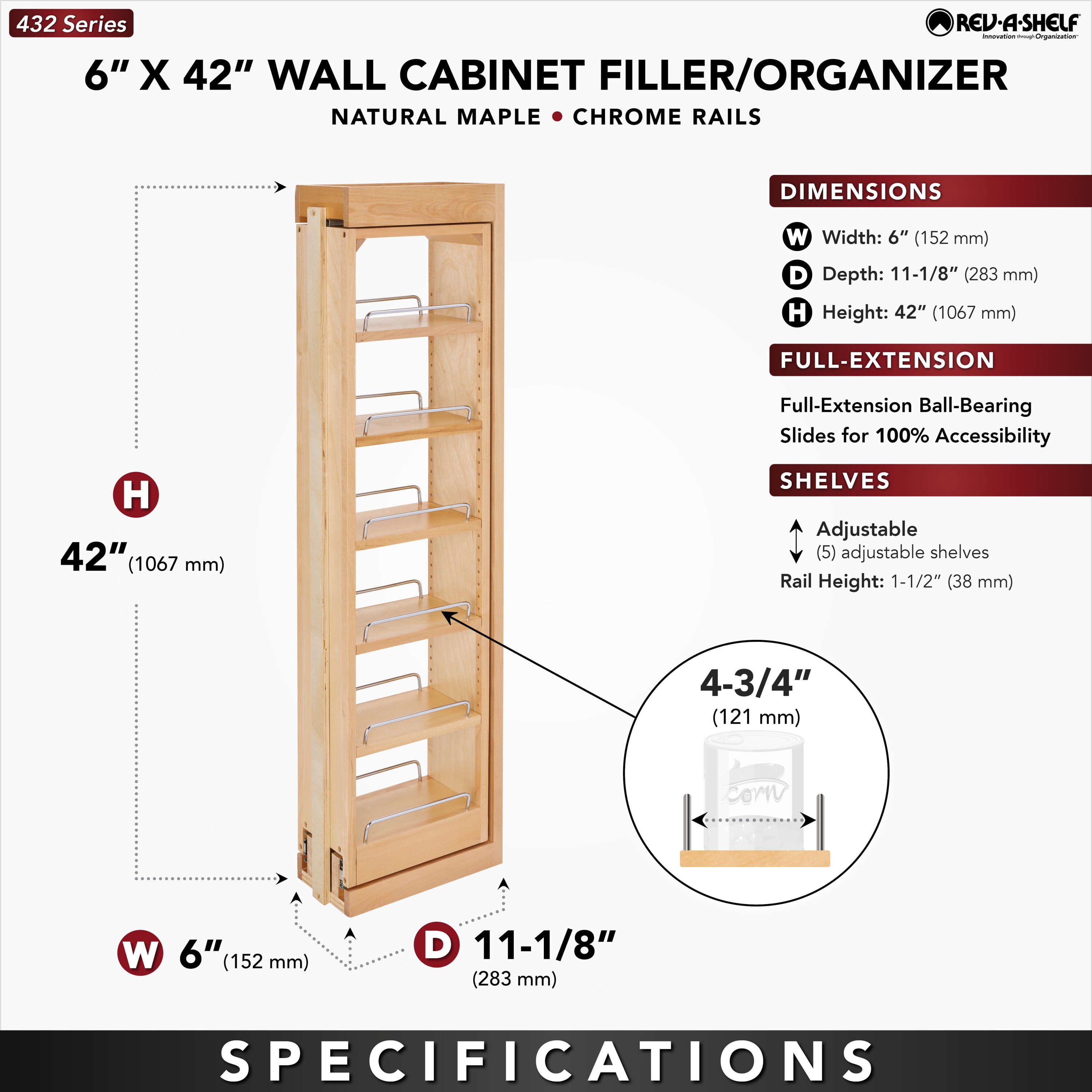 Rev-A-Shelf 189766 Pull-Out-Cabinet-Baskets - View #3