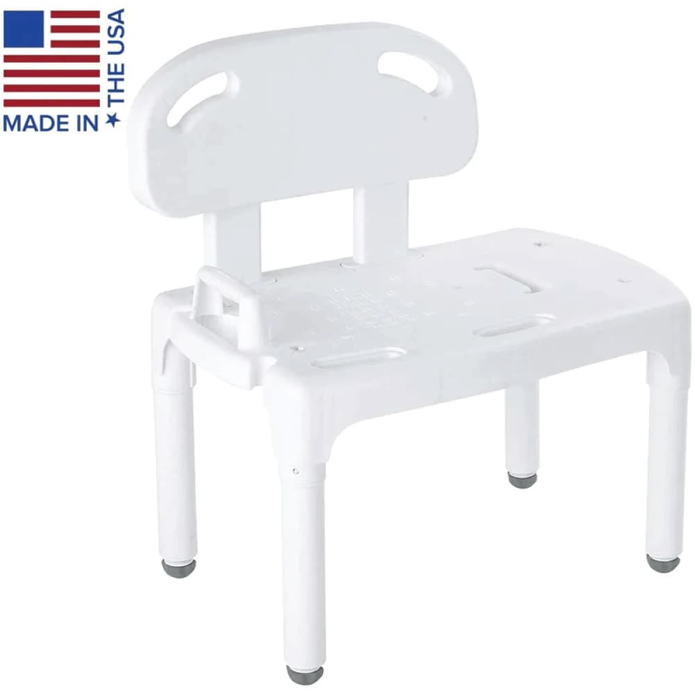 Carex FGB170C0 0000 White Shower and bath stool