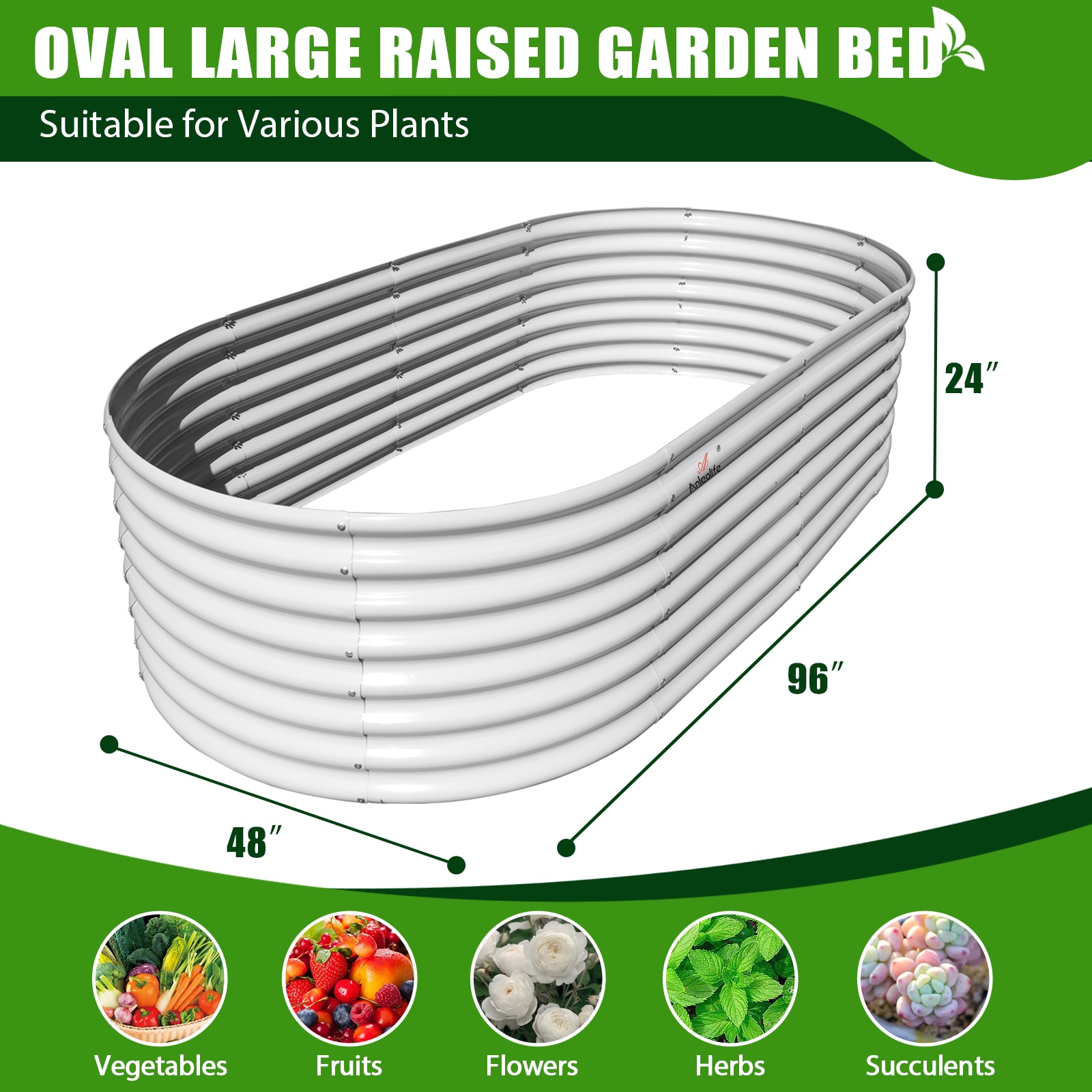 Zeus & Ruta 840GARBED-10 Raised-Garden-Beds - View #3