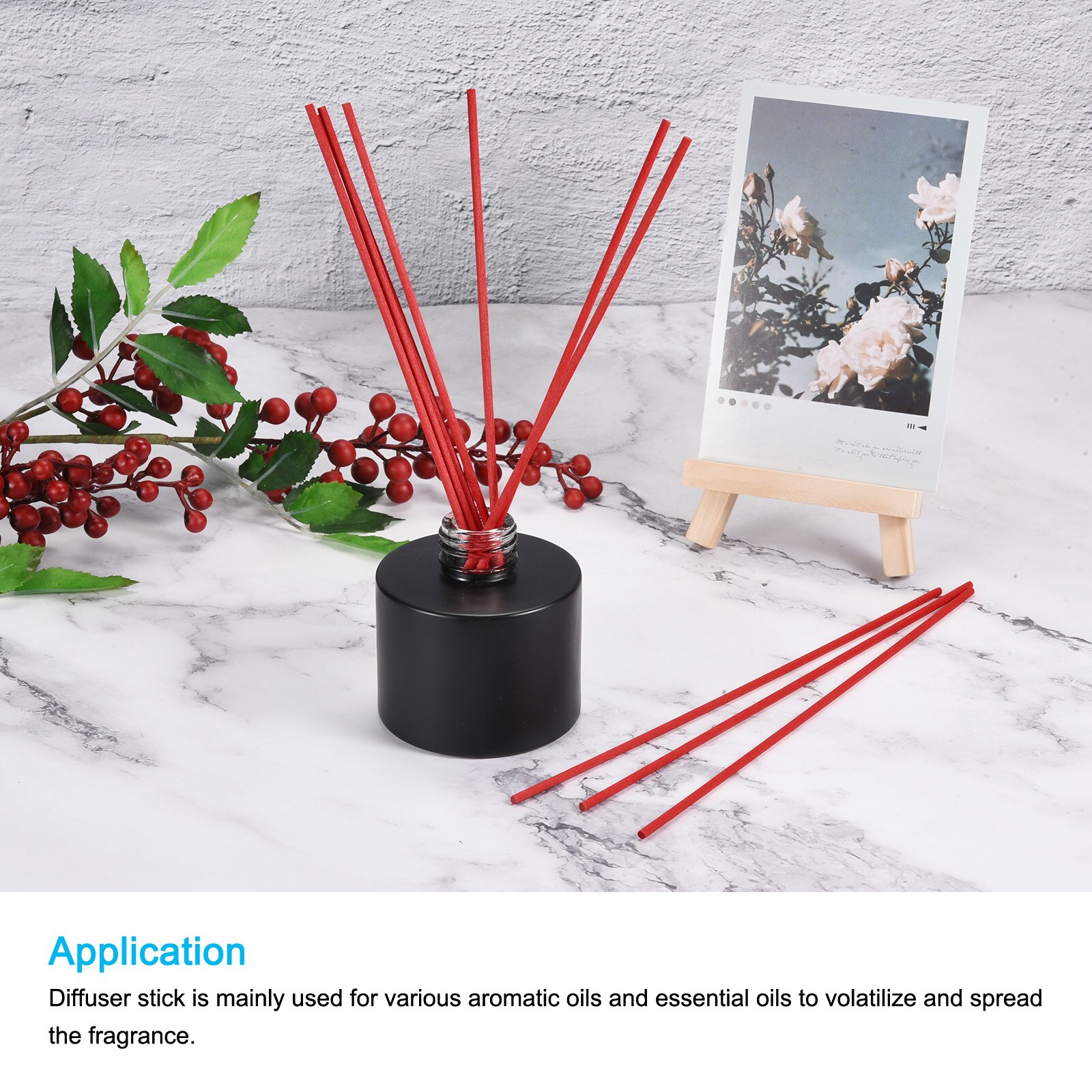 Unique Bargains Fiber Reed Diffuser Sticks 8.6inchx3mm for Aroma ...