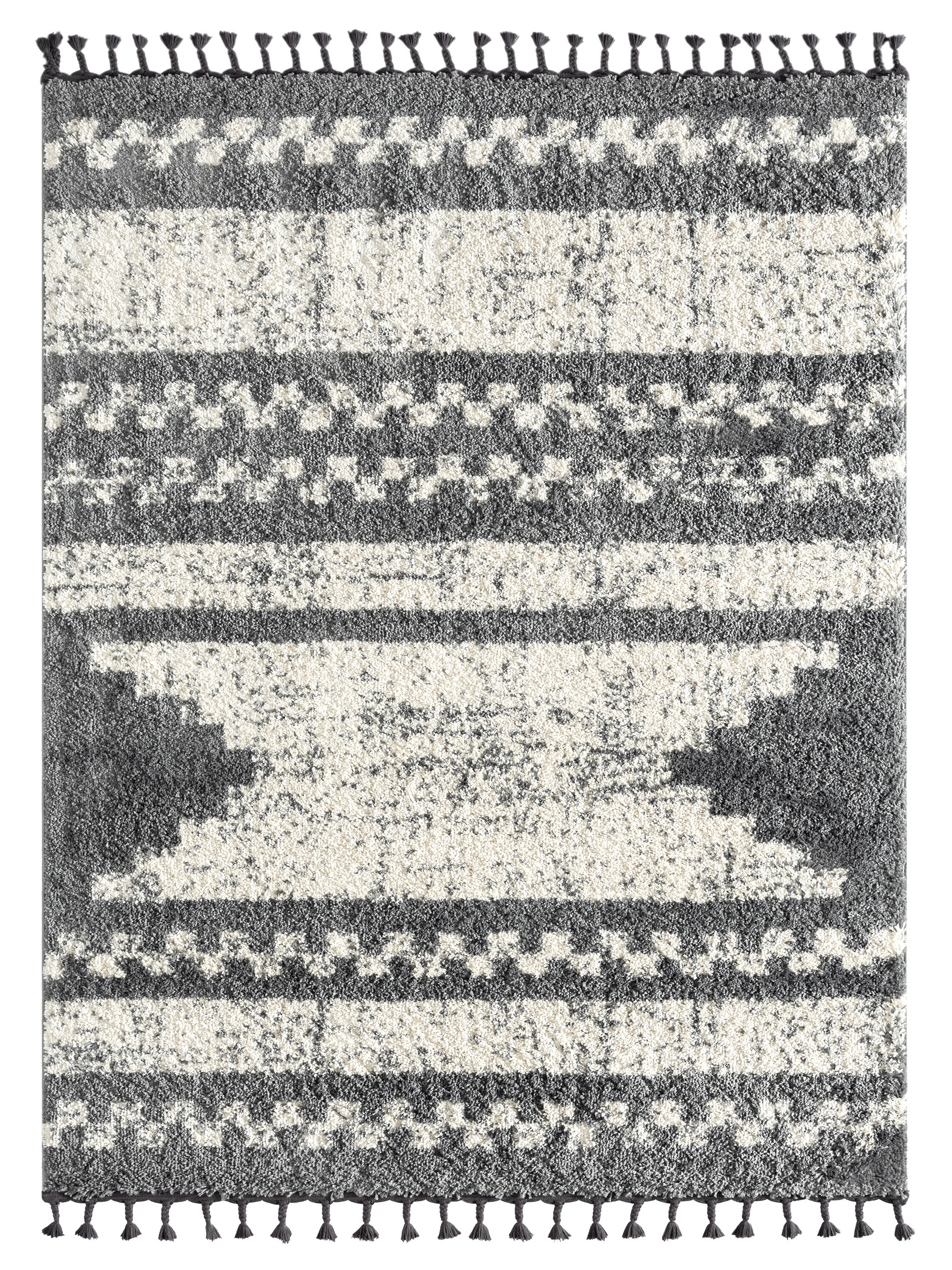 Abani Rugs 8 X 10 Ft Gray Indoor Outdoor Geometric Area Rug At Lowes Com   49443965 