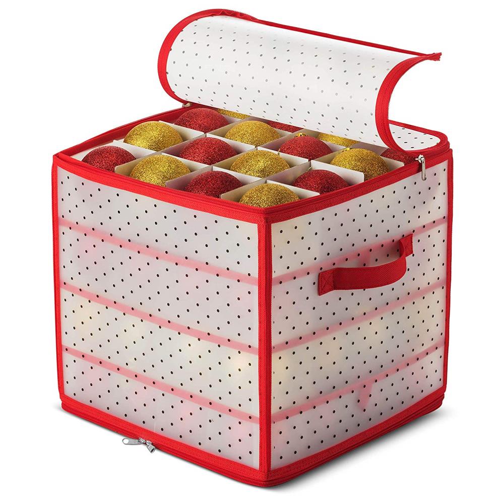 OSTO 13.5-in x 13.5-in Clear Plastic Ornament Storage Bag at