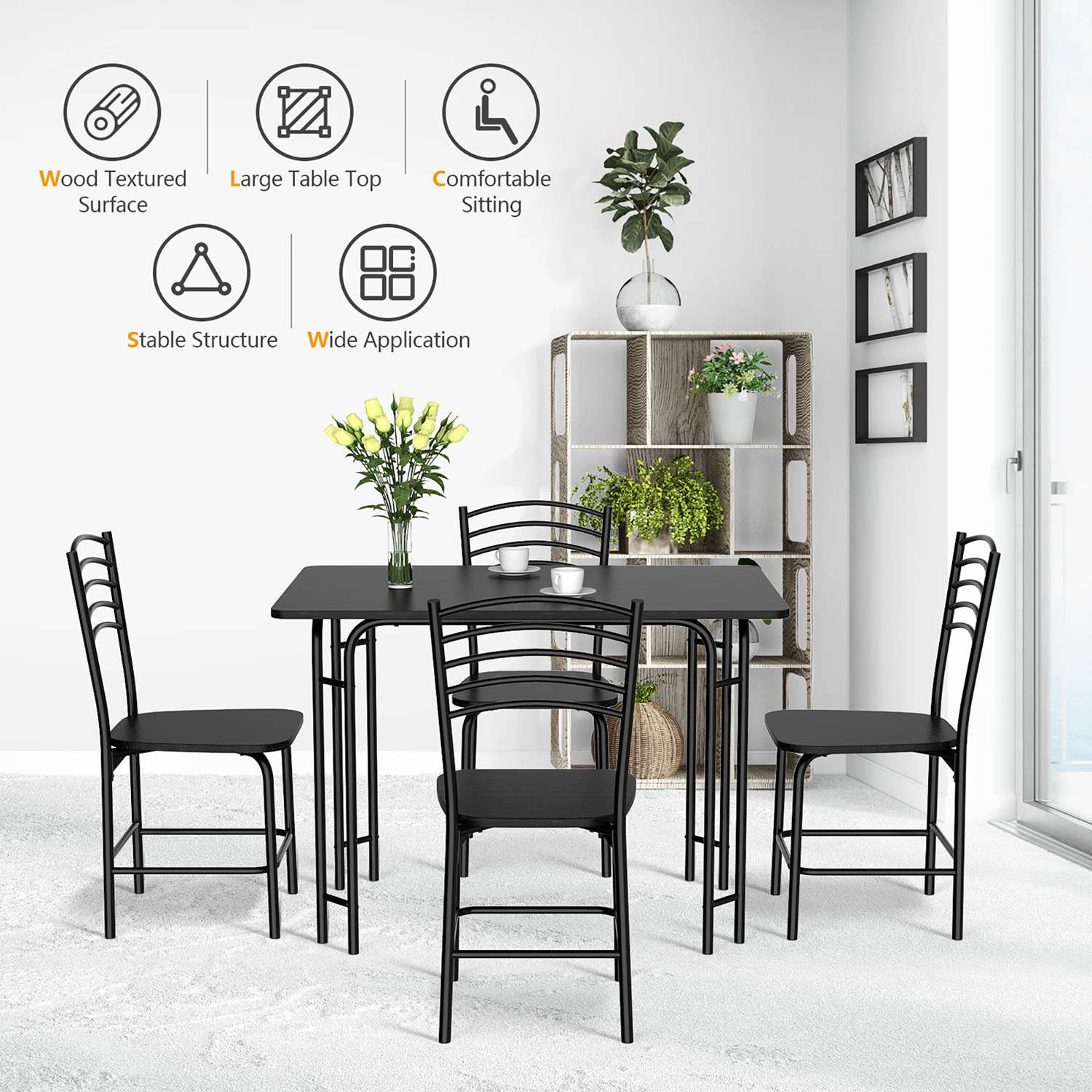 Costway CSHY000317 Dining-Sets - View #5