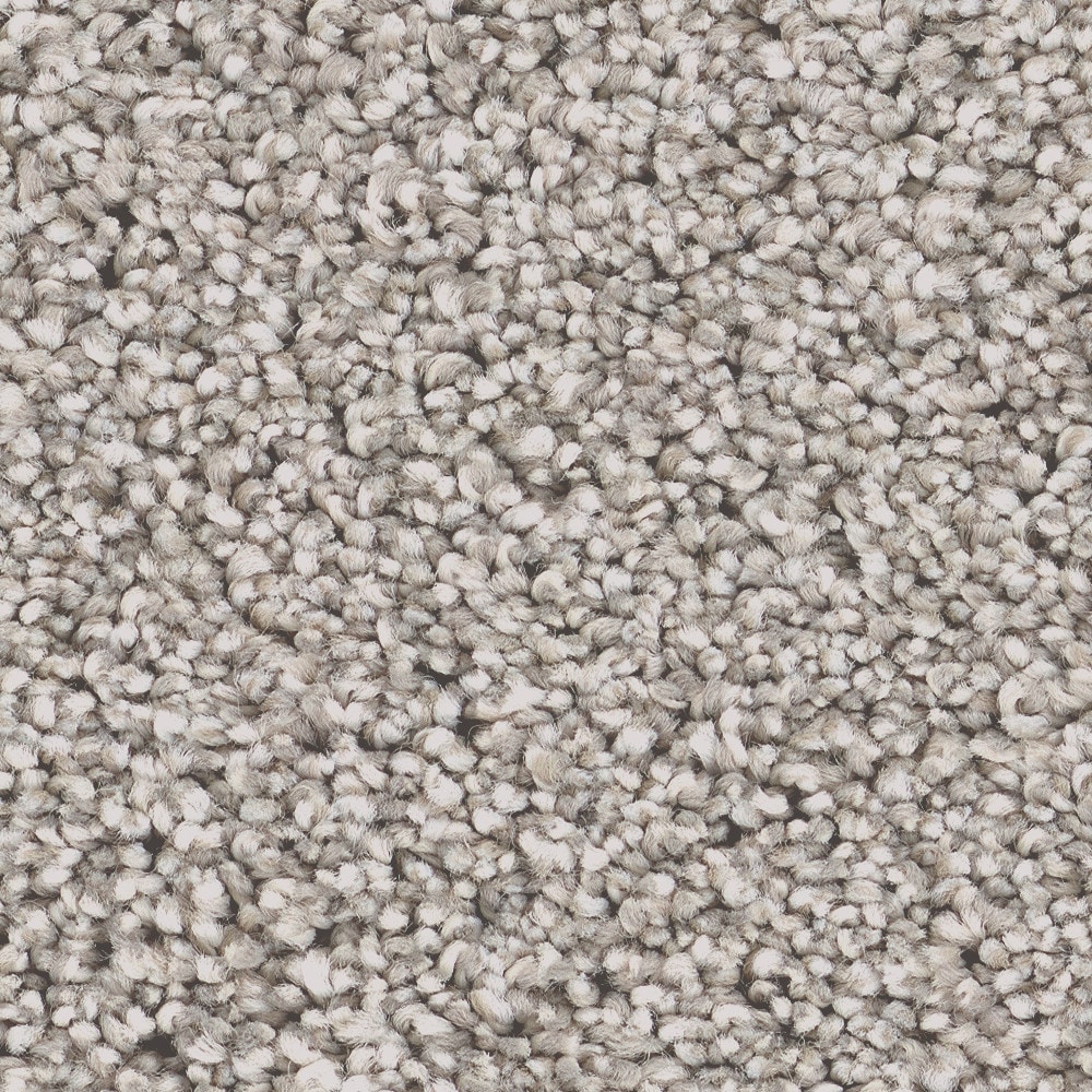 STAINMASTER 7L96000121 Welcome Retreat III Gentle Wind Off-white 68.3-oz sq yard High-performance polyester Textured Indoor Carpet