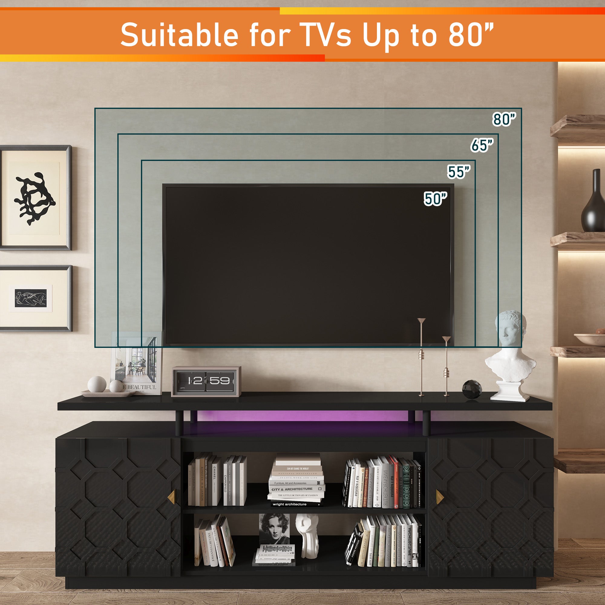 Boyel Living BLJH-TVLD36-BK Tv-Stands - View #6