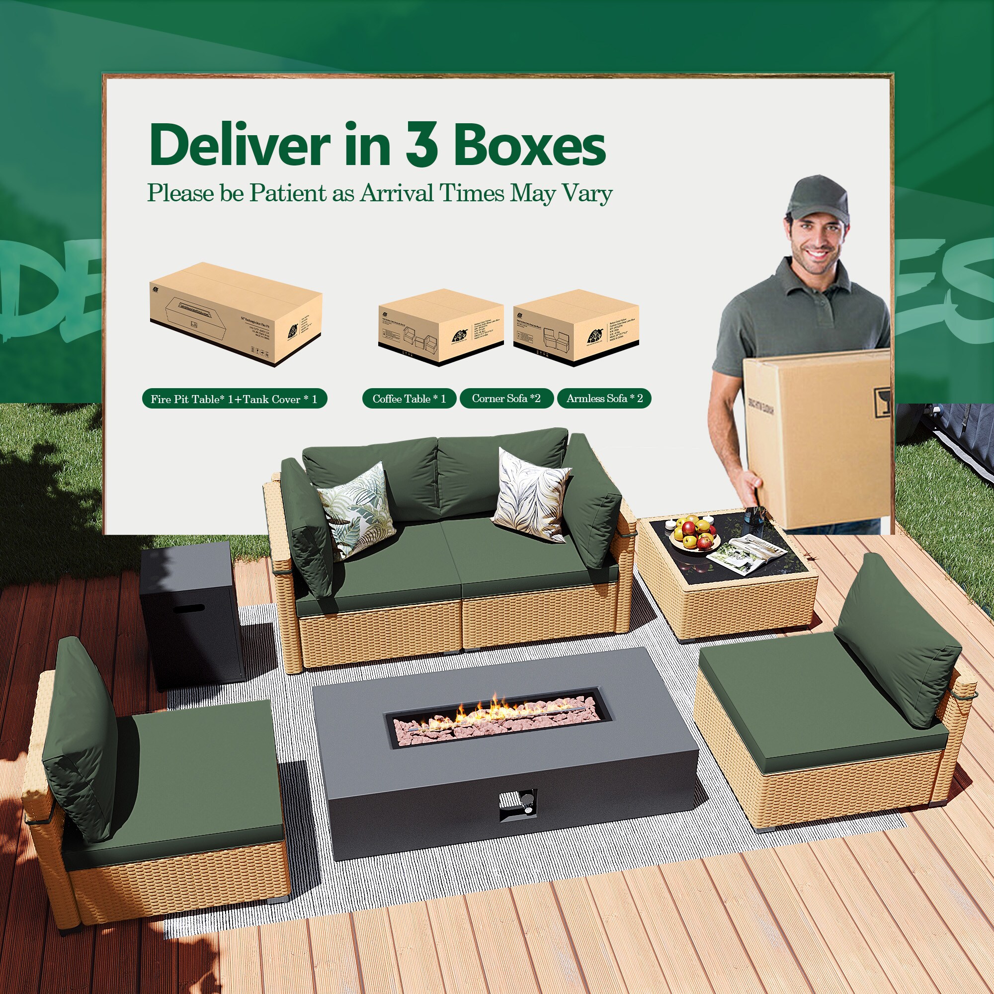 Patio Watcher LS-RT5-KD56DK-Y2 Patio-Conversation-Sets - View #7