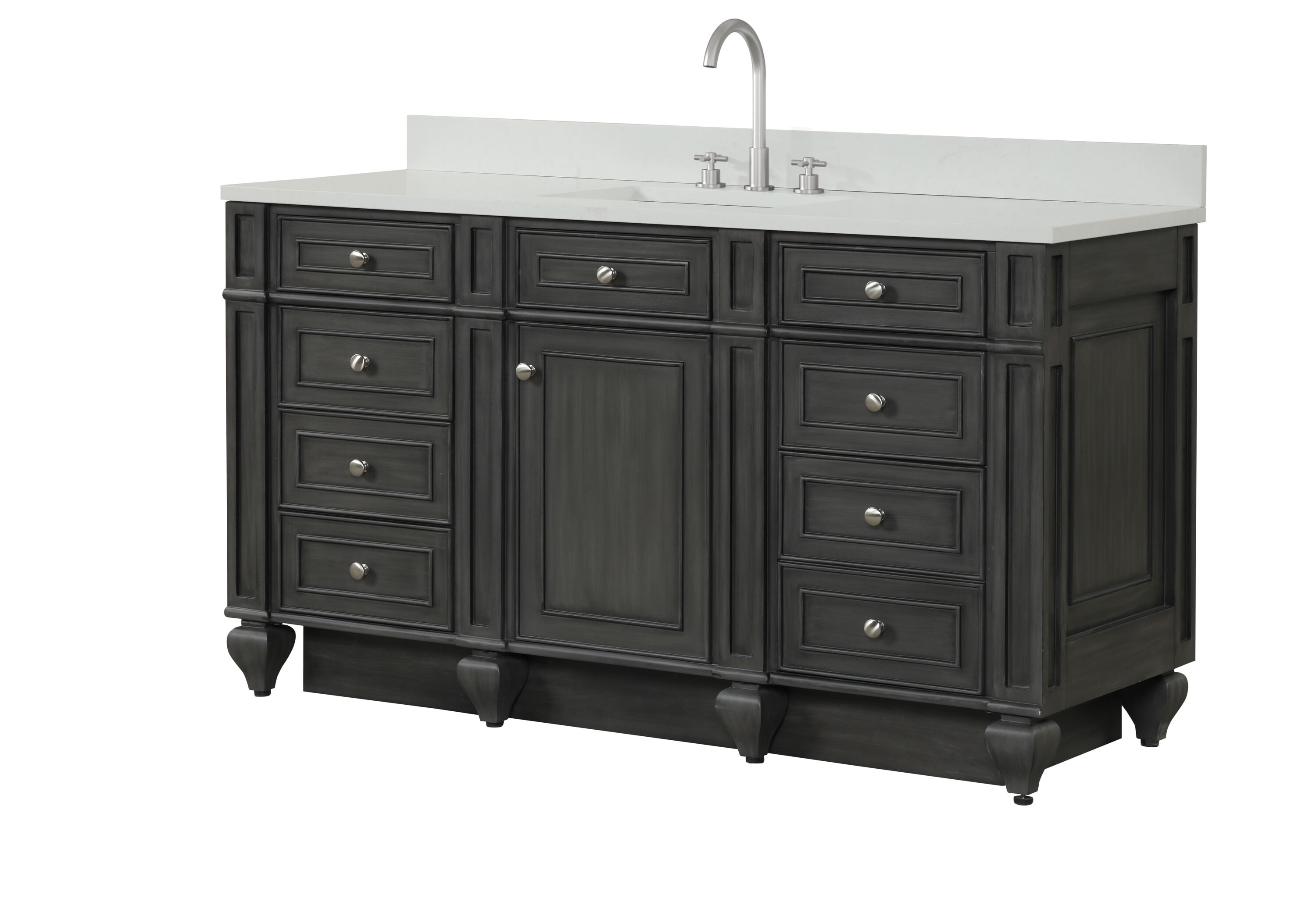 Design Element WN-60S-GY Bath-Vanity-Combo - View #12