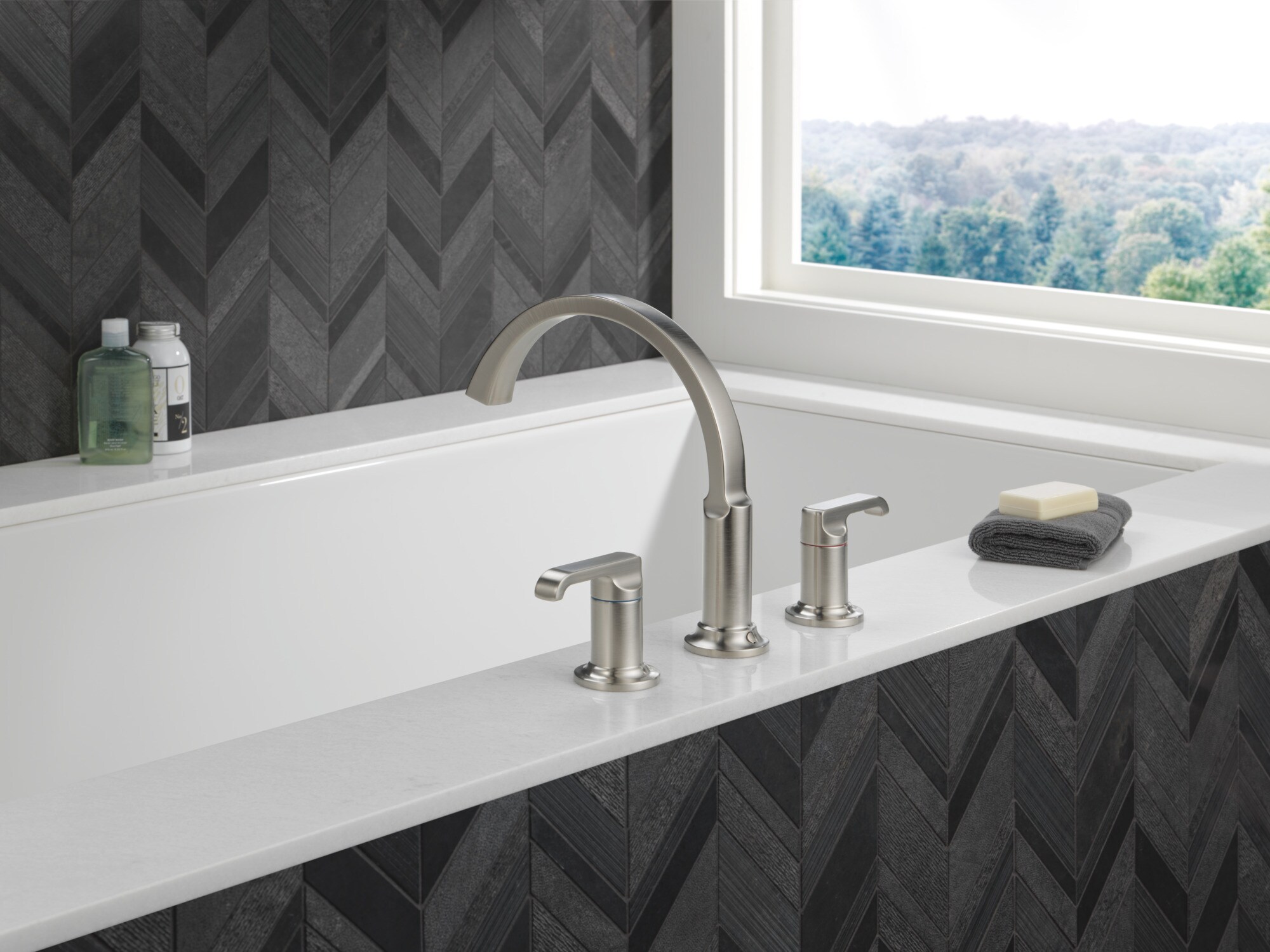 Delta H588SS-PR Faucet-Tub-Shower-Handles - View #5