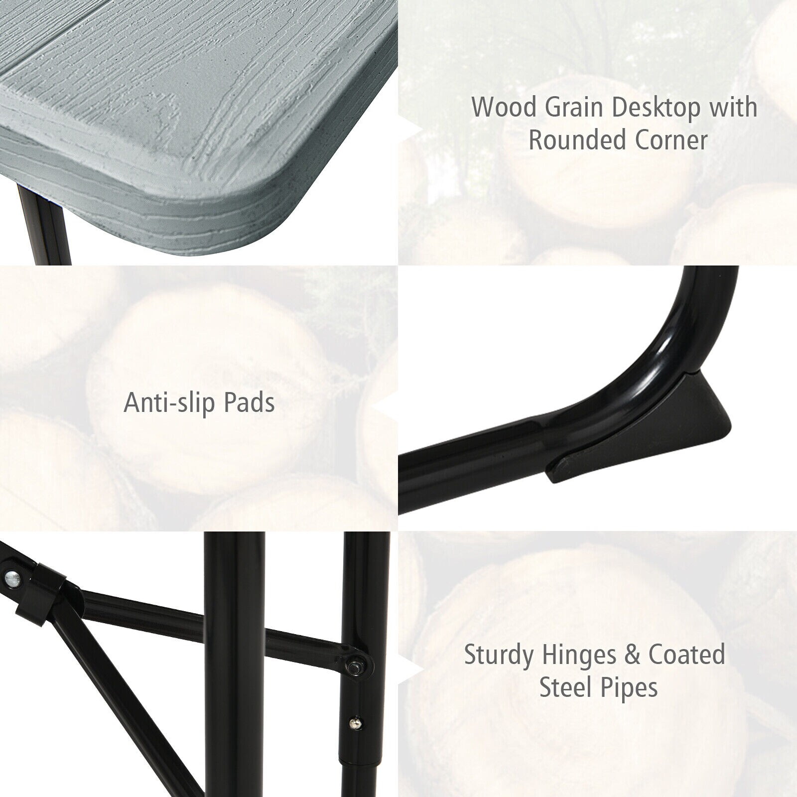 Clihome CWCH-OP70AD672GR Picnic-Tables - View #10