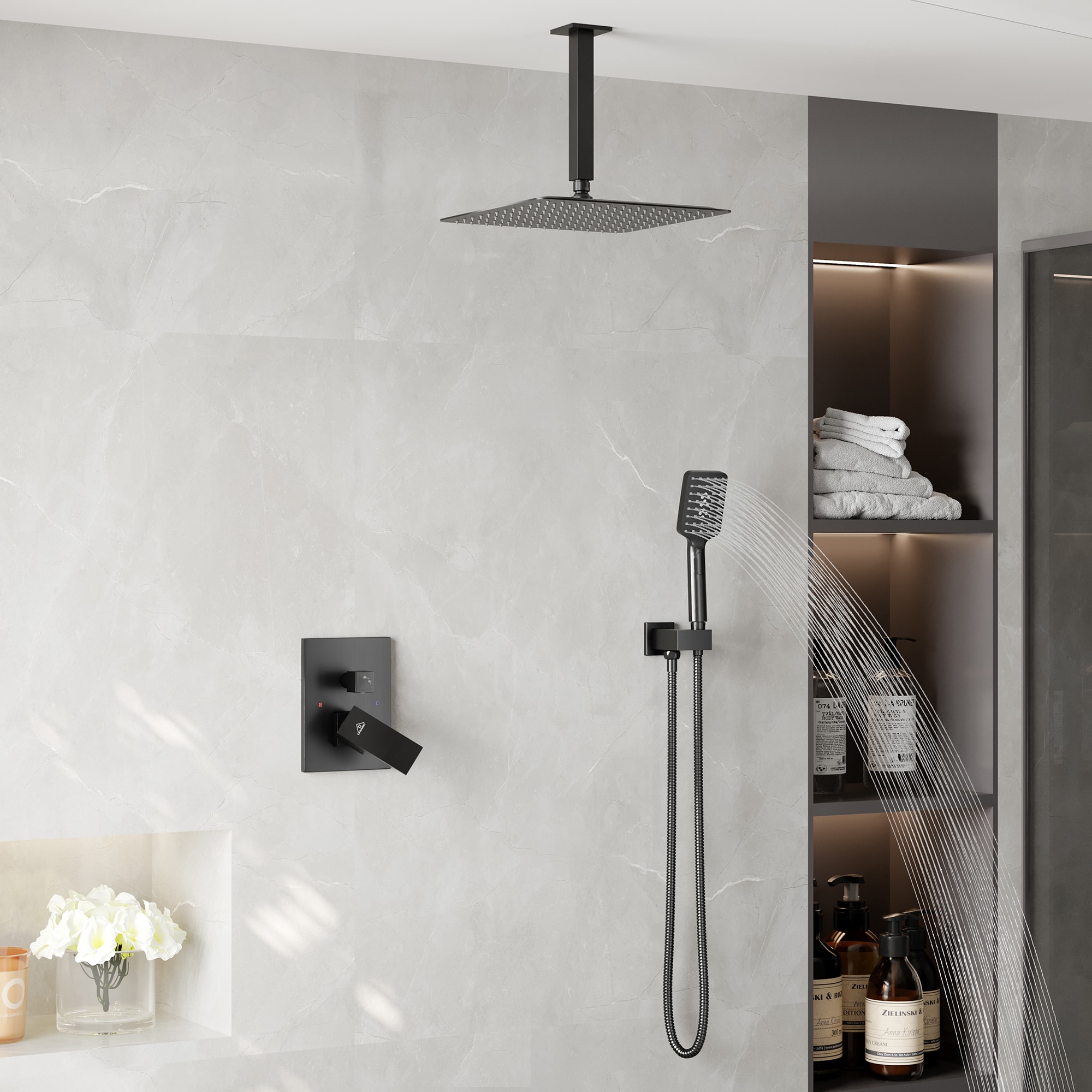 CASAINC CS3502-12BG Showerhead-Bar-Panels - View #3