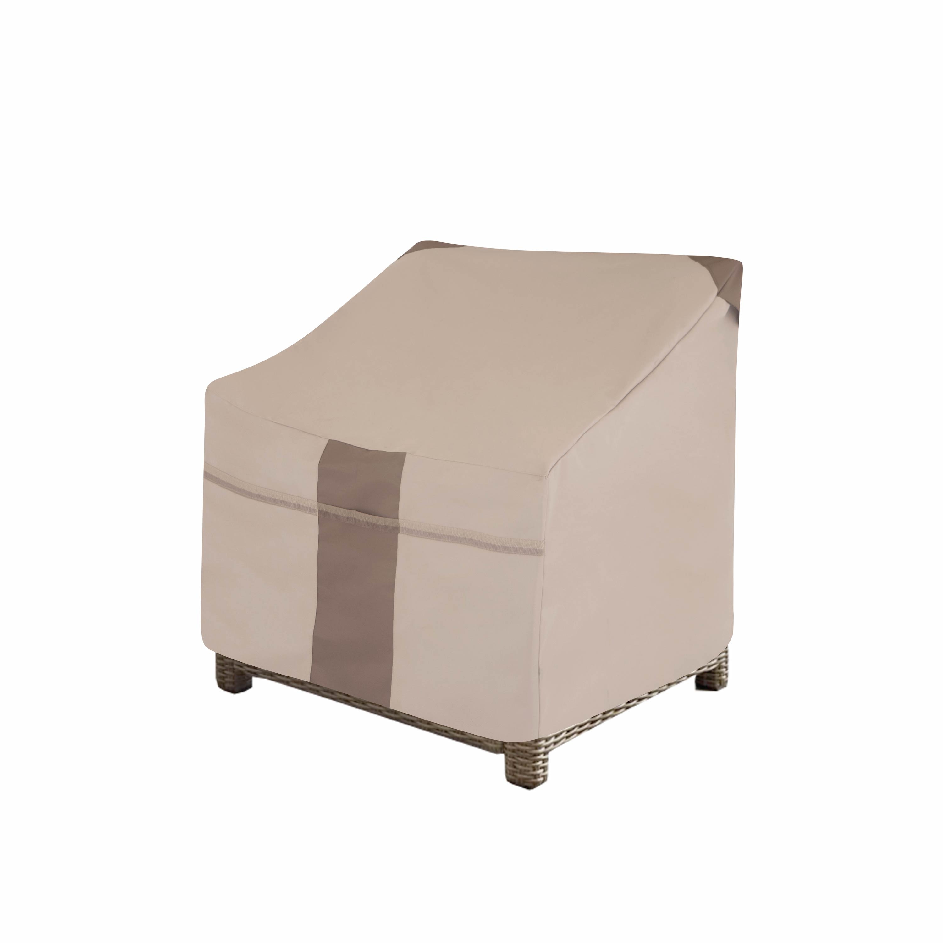 Modern Leisure 2903 Monterey Beige Polyester Patio Furniture Cover For Conversation chair
