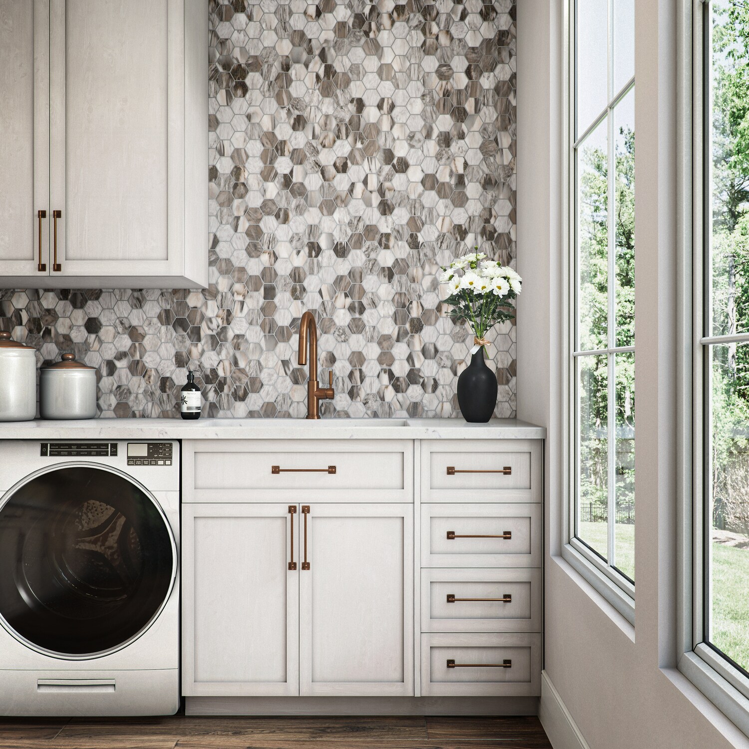 American Olean GS472HEXMSLWHN Ceramic-Tile - View #2