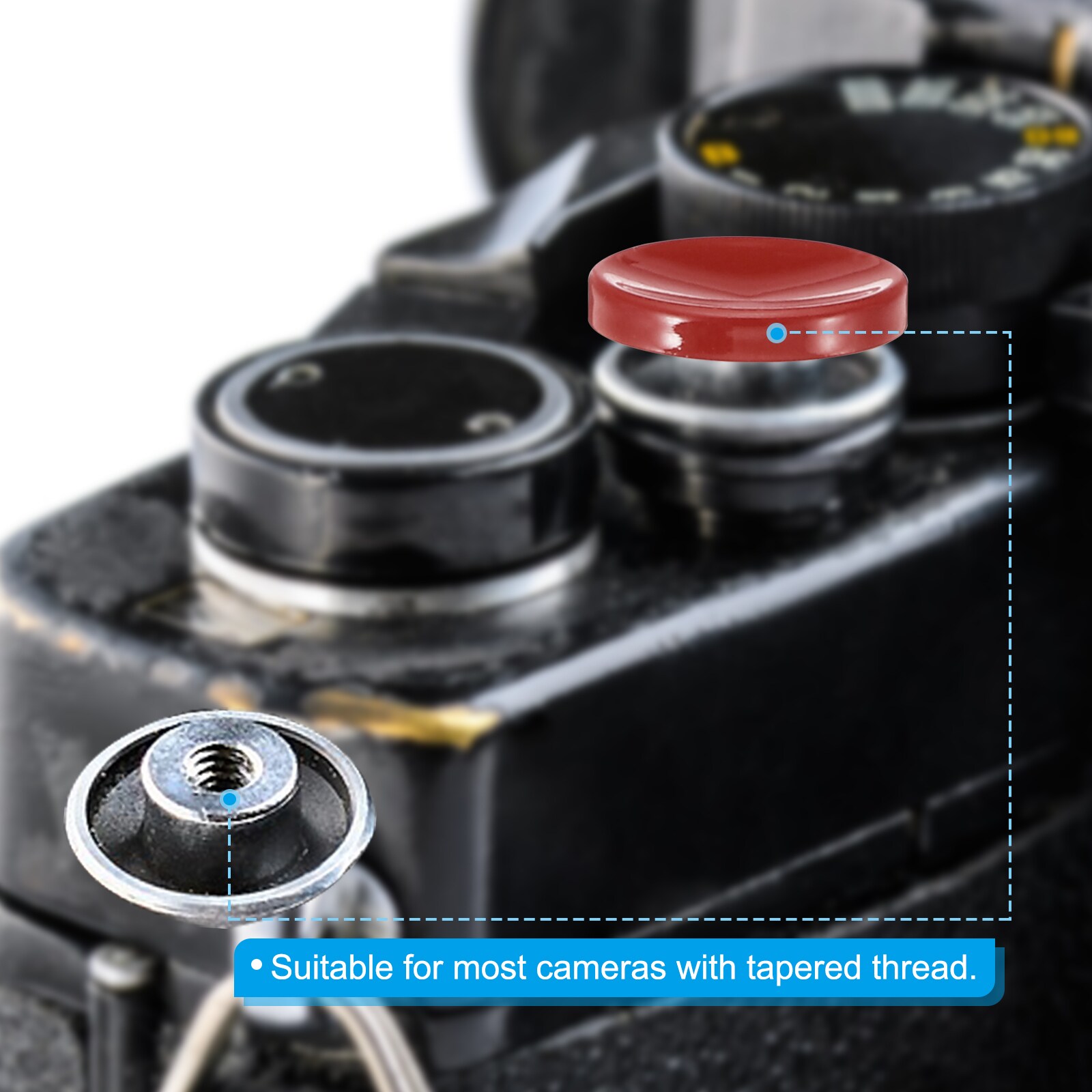 PATIKIL 5 Packs Camera Shutter Button Soft Shutter Release Button Pure ...