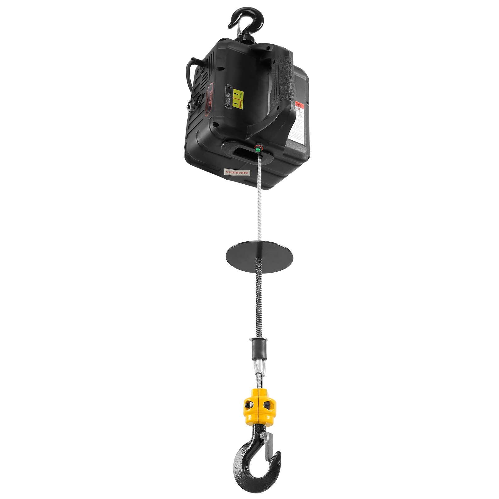 VEVOR 1100 lbs Electric Hoist Winch, 2-in-1 1500W Portable Power Winch ...