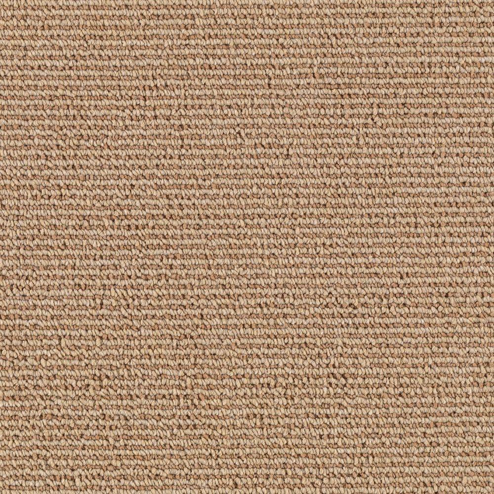 STAINMASTER LW182-L005-0808 (Sample) Mohawk Contempo Sisal Shell Brown 23.5-oz sq yard Olefin Berber/Loop Indoor Carpet