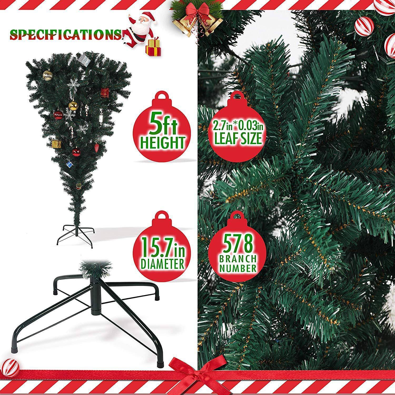 WELLFOR CR-K-M0924GN Artificial-Christmas-Trees - View #2