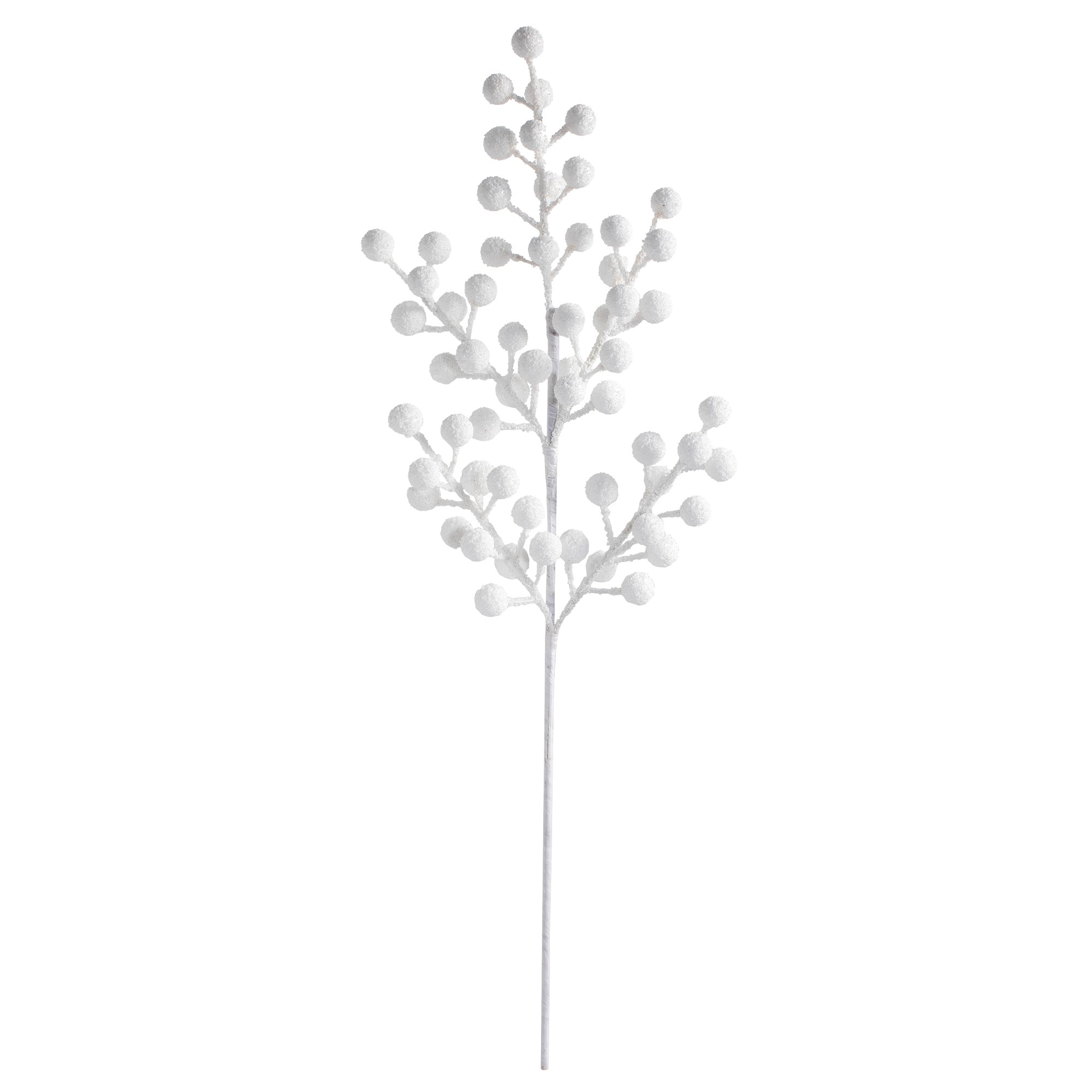 Holiday Living White Berry Christmas Tree Pick Decoration