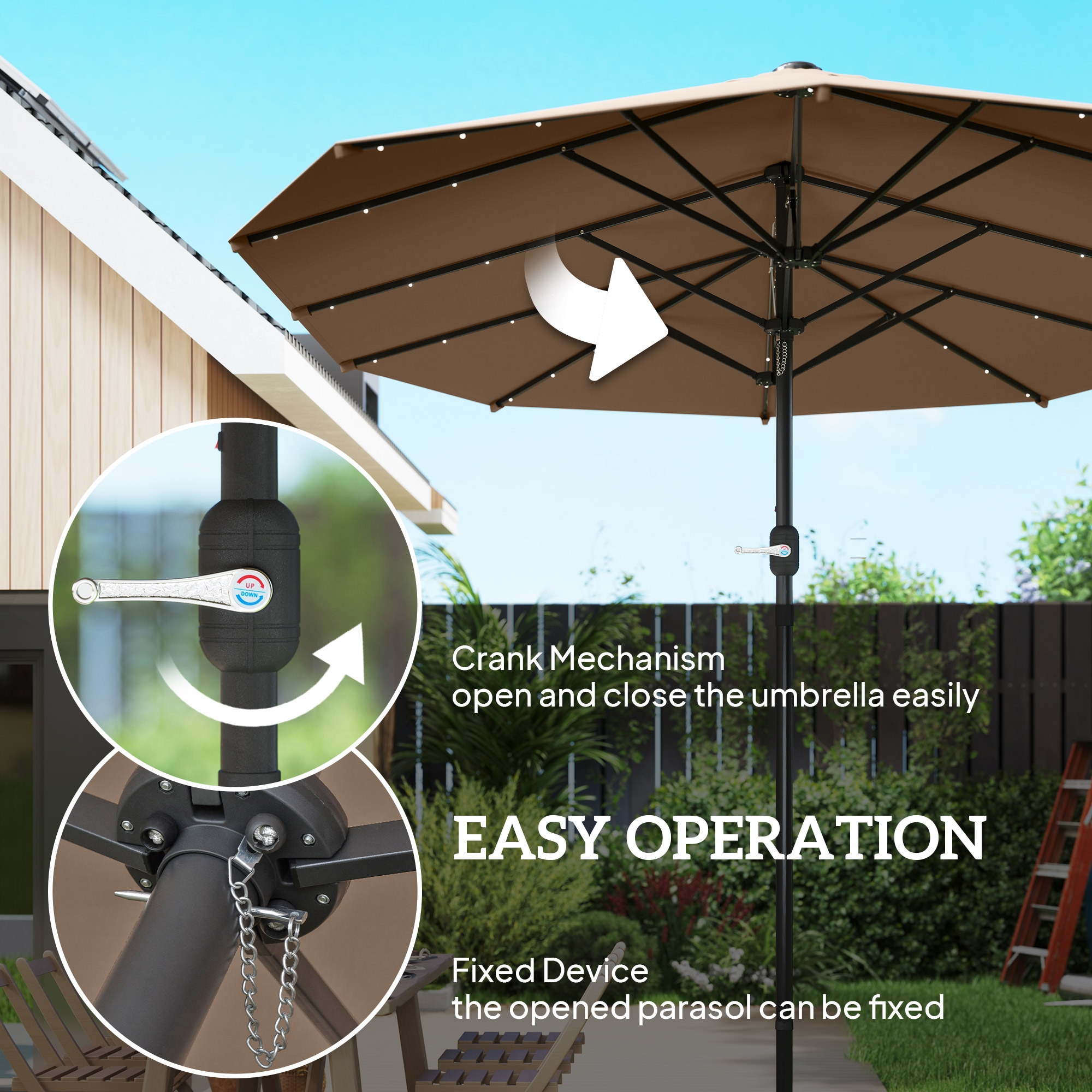 Outsunny 84D-106V80KK Umbrellas-2 - View #6