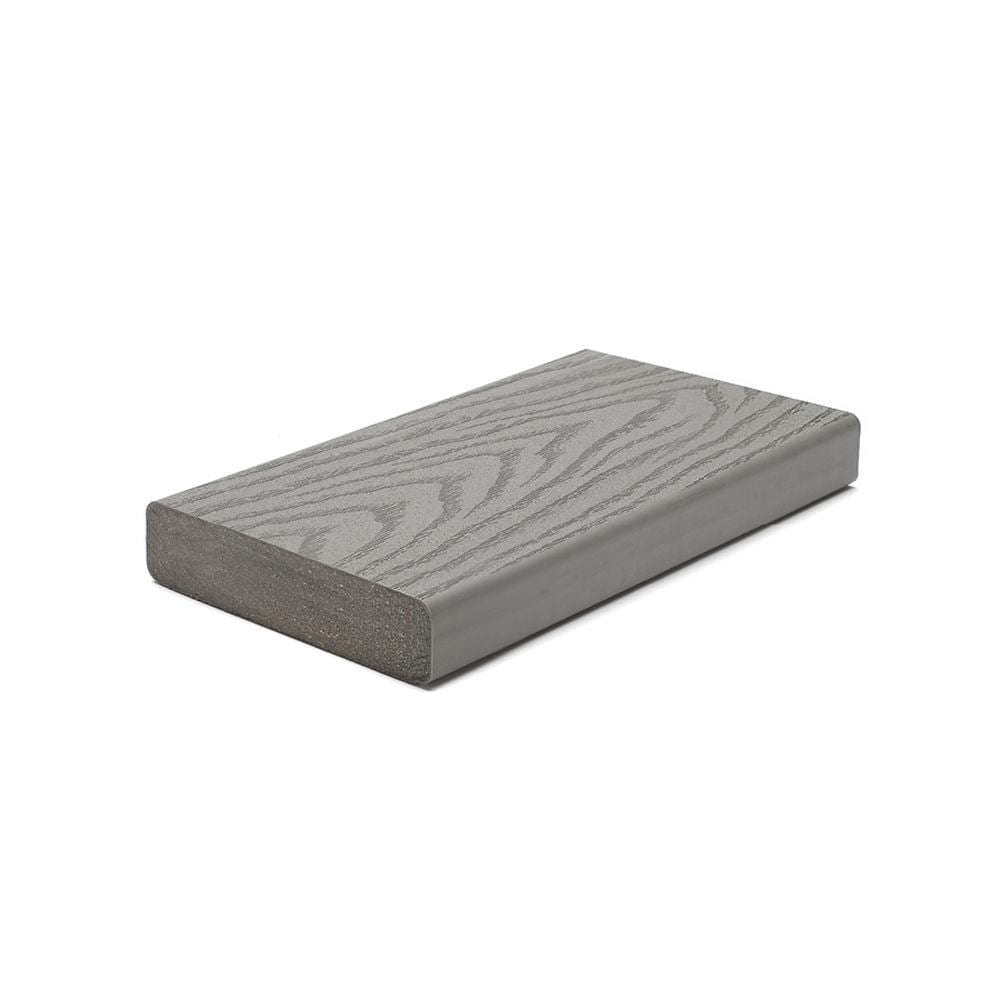 Select 2-in x 6-in x 12-ft Pebble Grey Square Composite Deck Board in Gray | - Trex 268101