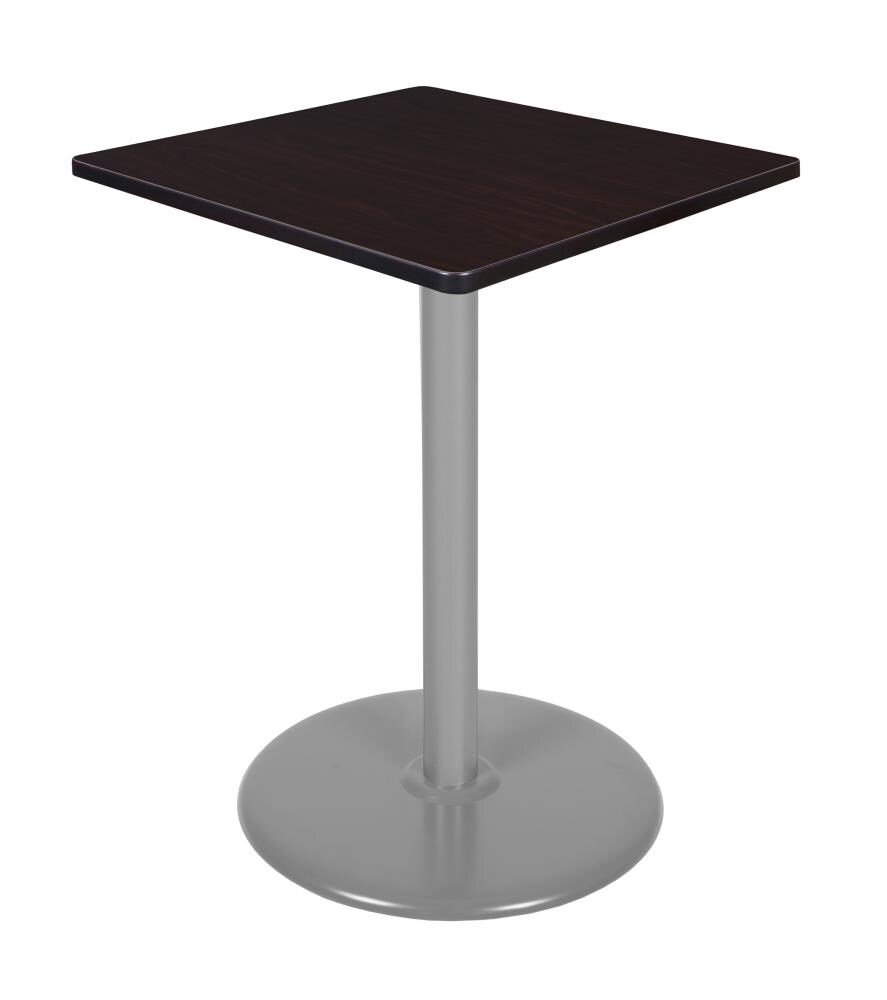 Regency TVCP3030MWGY Breakroom Brown 4-Person Training Table (30-in W x 42-in H)