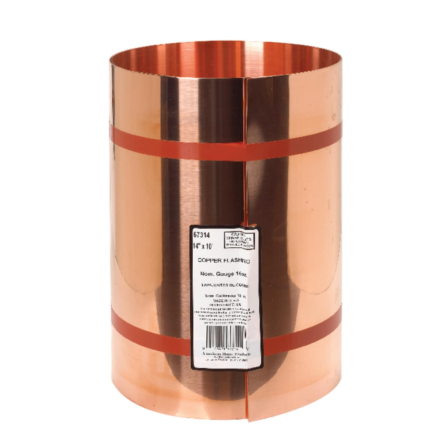 Amerelle  14 in. W X 10 ft. L Copper Valley Flashing