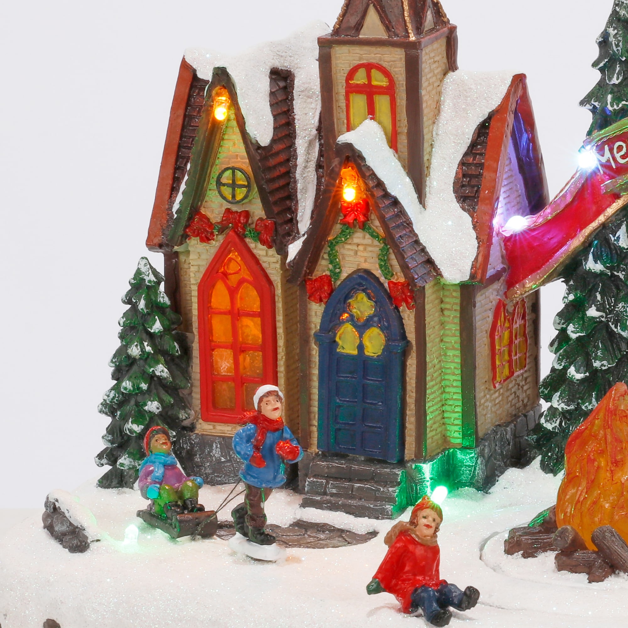 Compte à rebours du Père Noël Carole Towne illuminé DEL 8,5 po NM-X16050AA